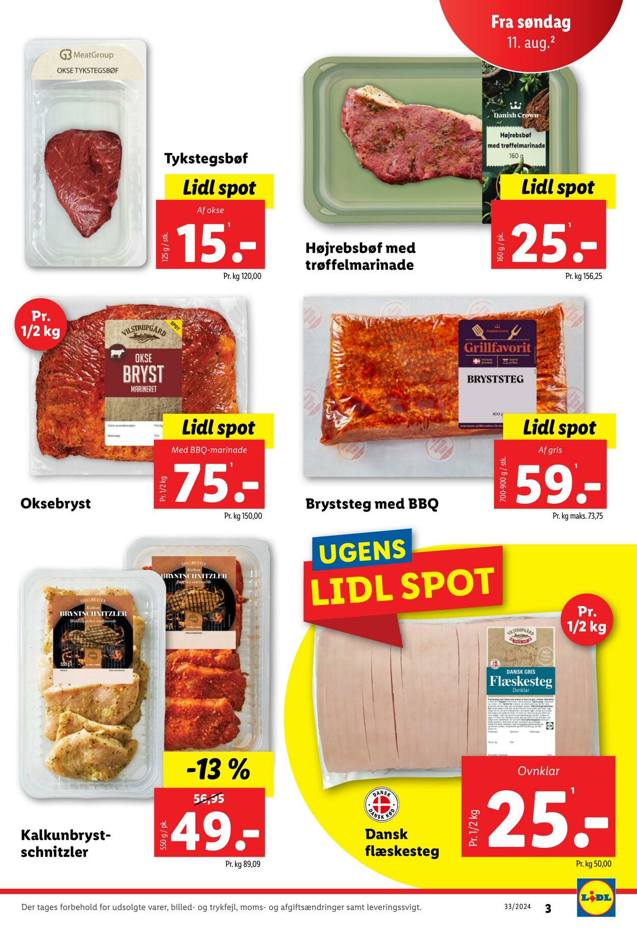 Tilbud Lidl 11.08.2024 - 17.08.2024