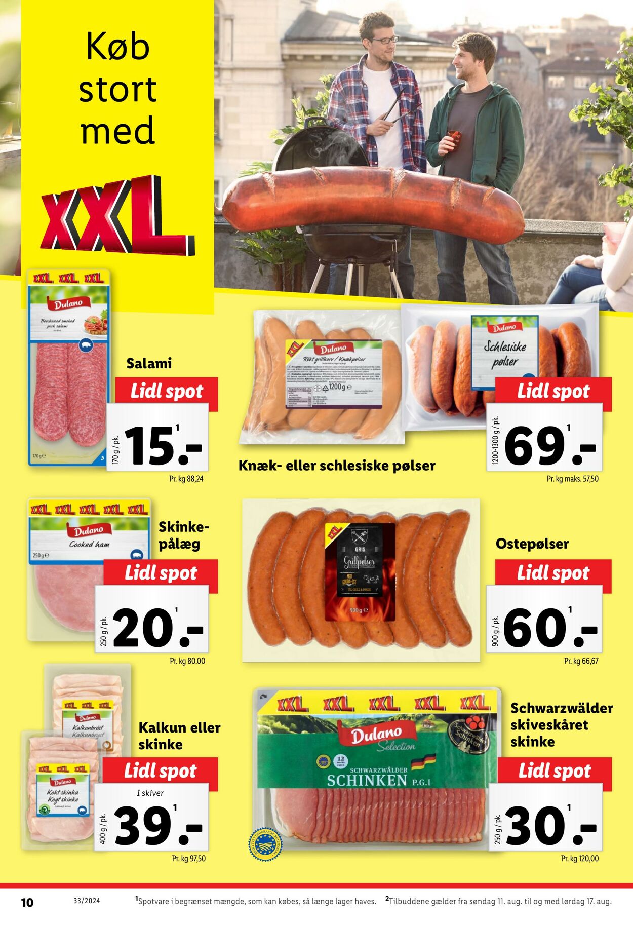 Tilbud Lidl 11.08.2024 - 17.08.2024