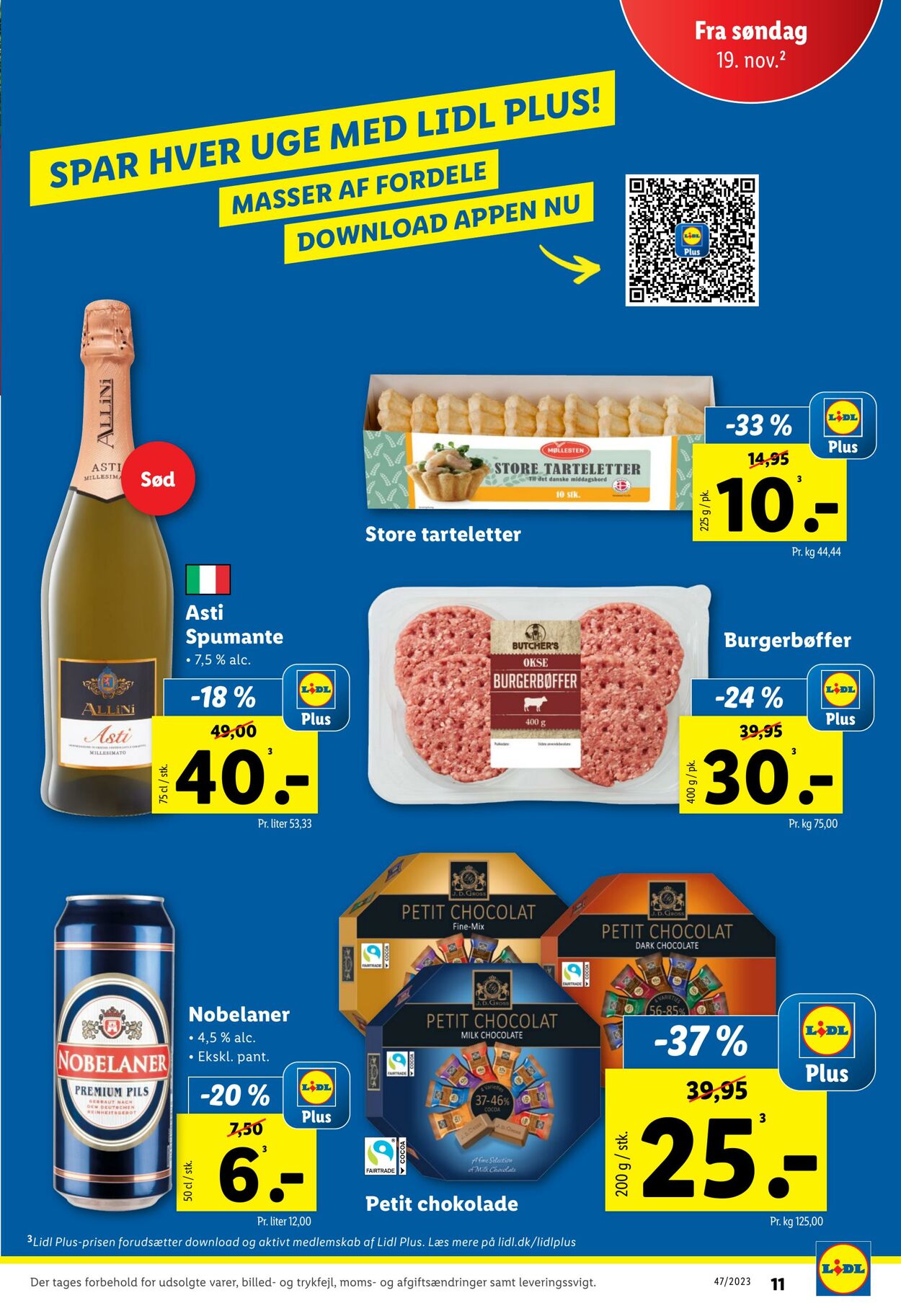 Tilbud Lidl 19.11.2023 - 25.11.2023