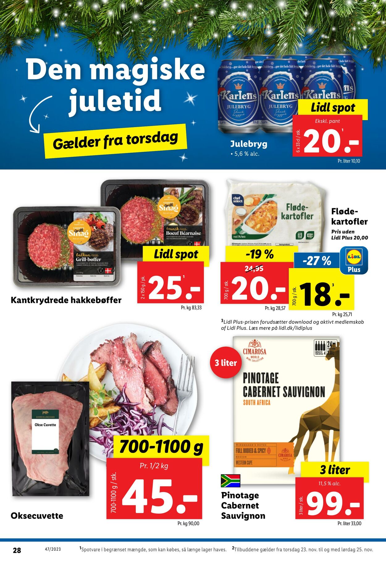 Tilbud Lidl 19.11.2023 - 25.11.2023