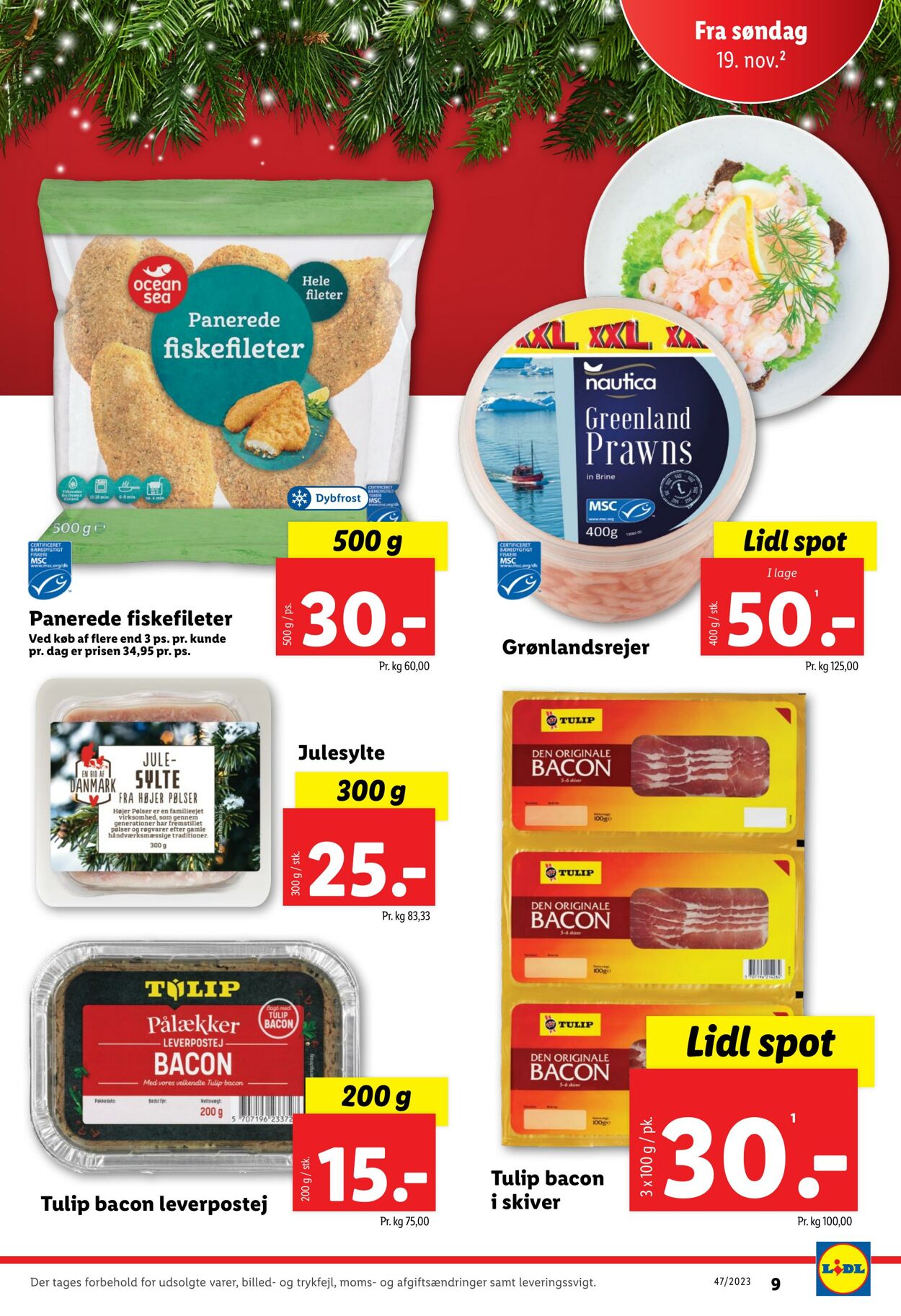 Tilbud Lidl 19.11.2023 - 25.11.2023