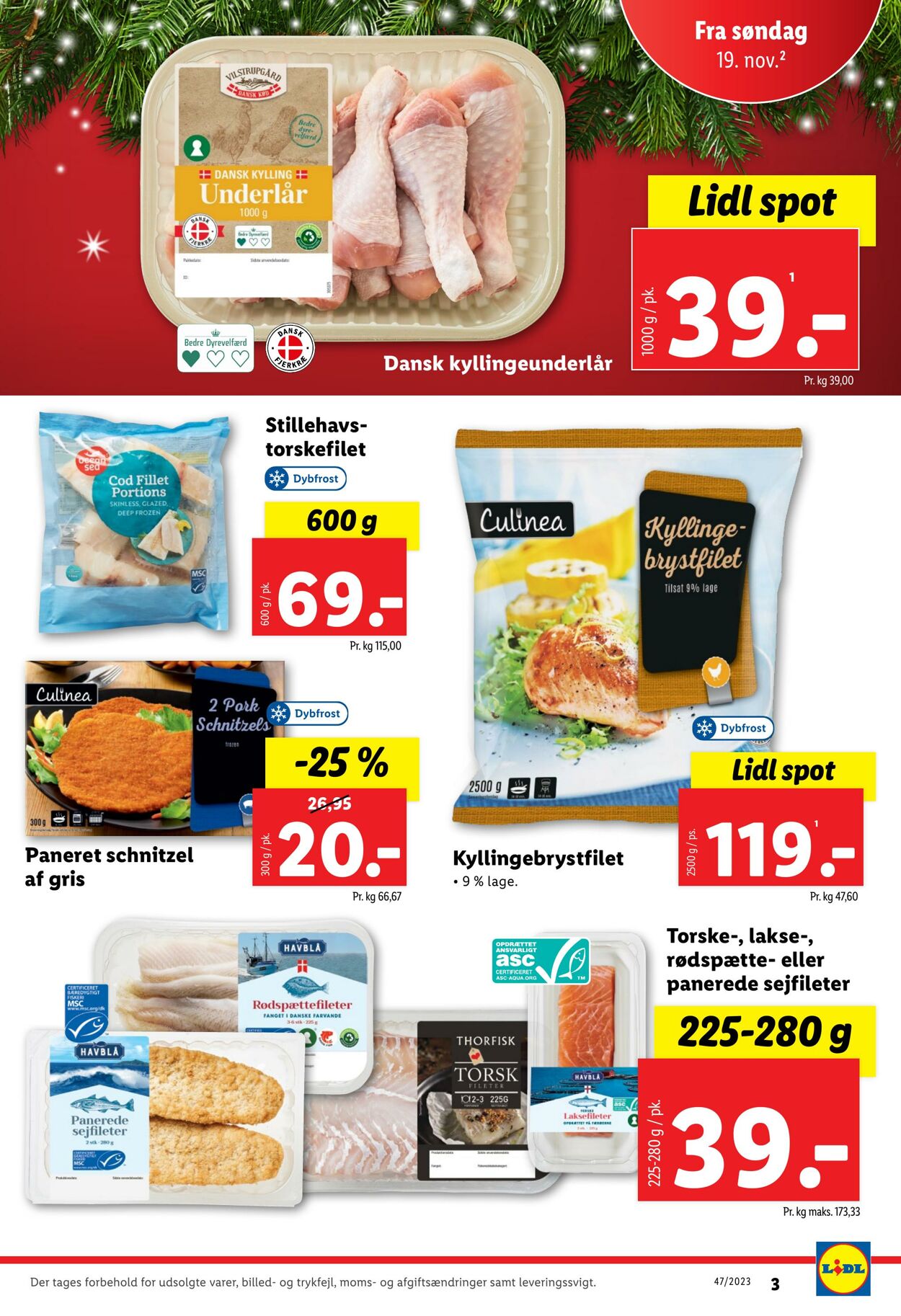 Tilbud Lidl 19.11.2023 - 25.11.2023