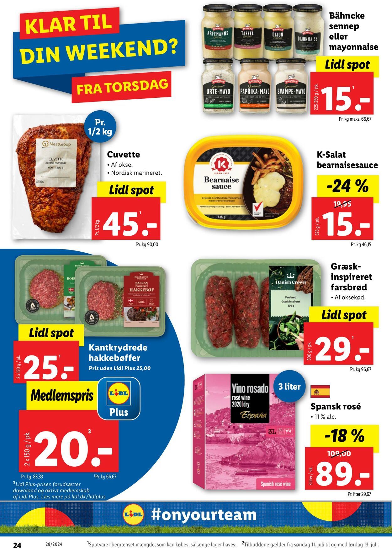 Tilbud Lidl 06.07.2024 - 13.07.2024