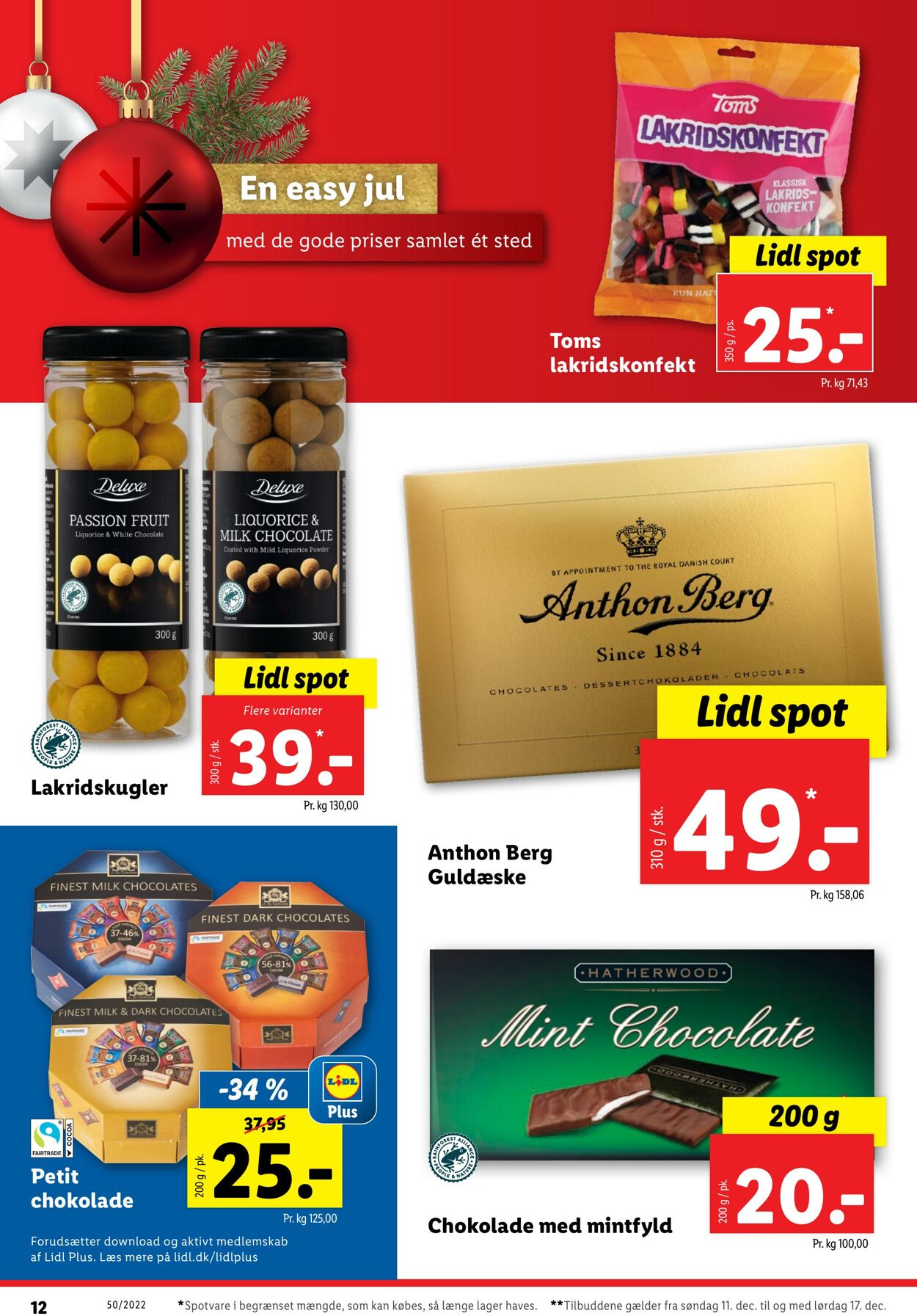 Tilbud Lidl 10.12.2022 - 17.12.2022