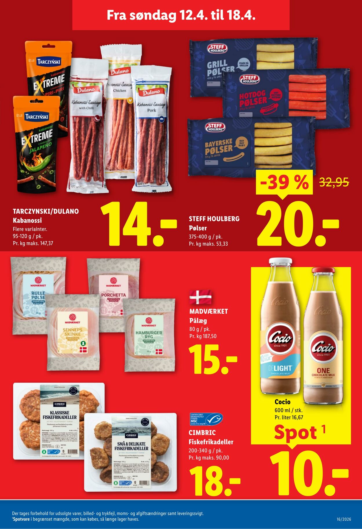 Tilbud Lidl 11.04.2026 - 18.04.2026