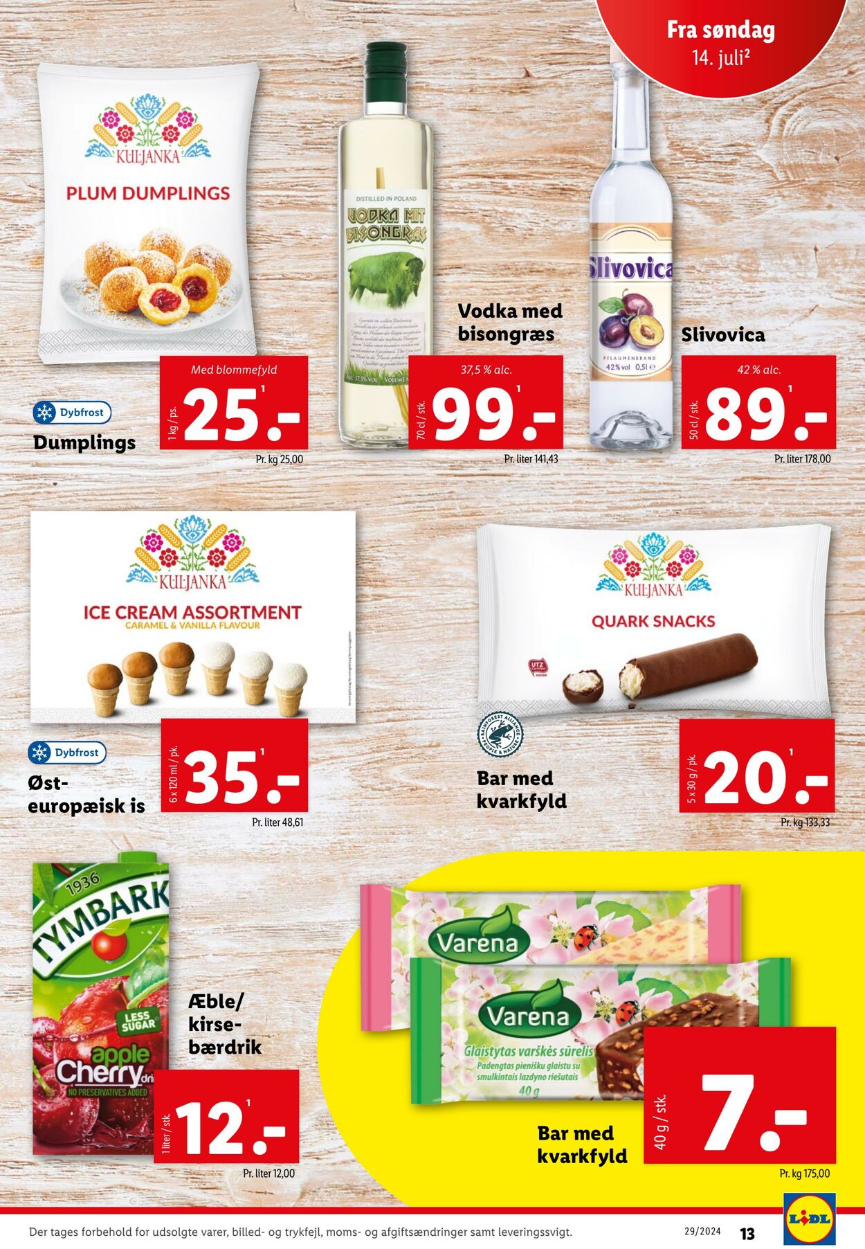 Tilbud Lidl 13.07.2024 - 20.07.2024