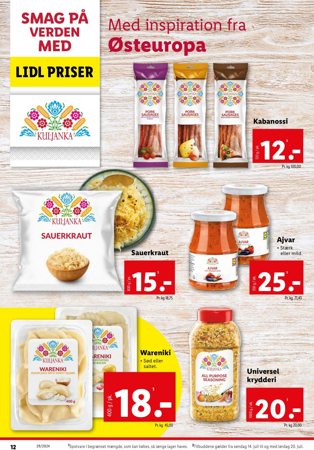 Tilbud Lidl 13.07.2024 - 20.07.2024