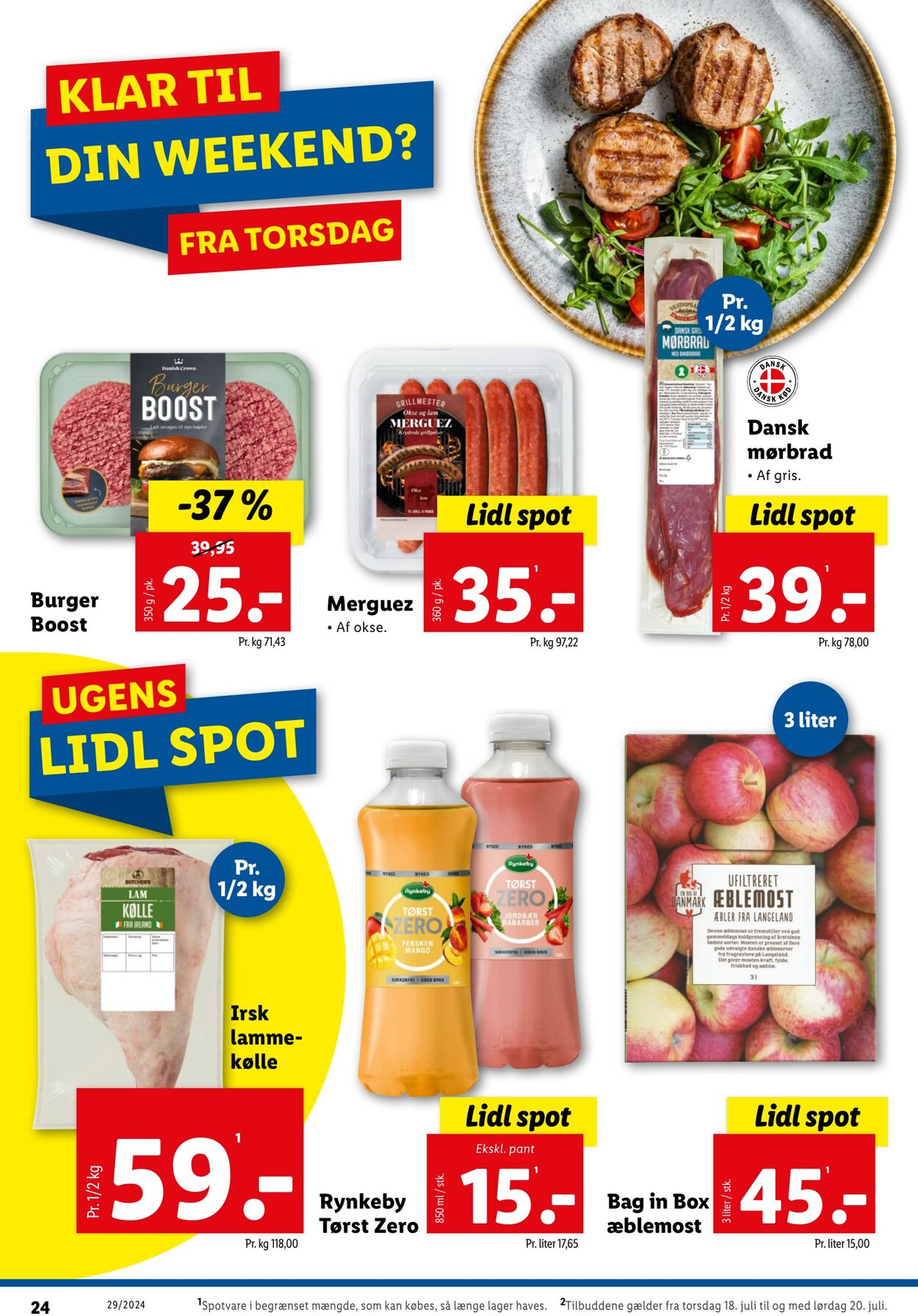 Tilbud Lidl 13.07.2024 - 20.07.2024