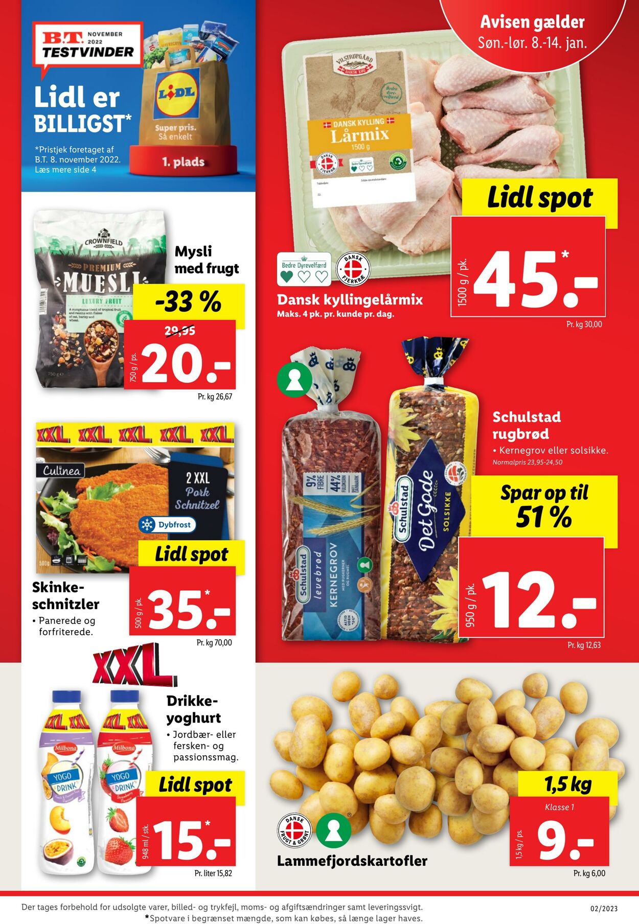 Tilbud Lidl 07.01.2023 - 14.01.2023