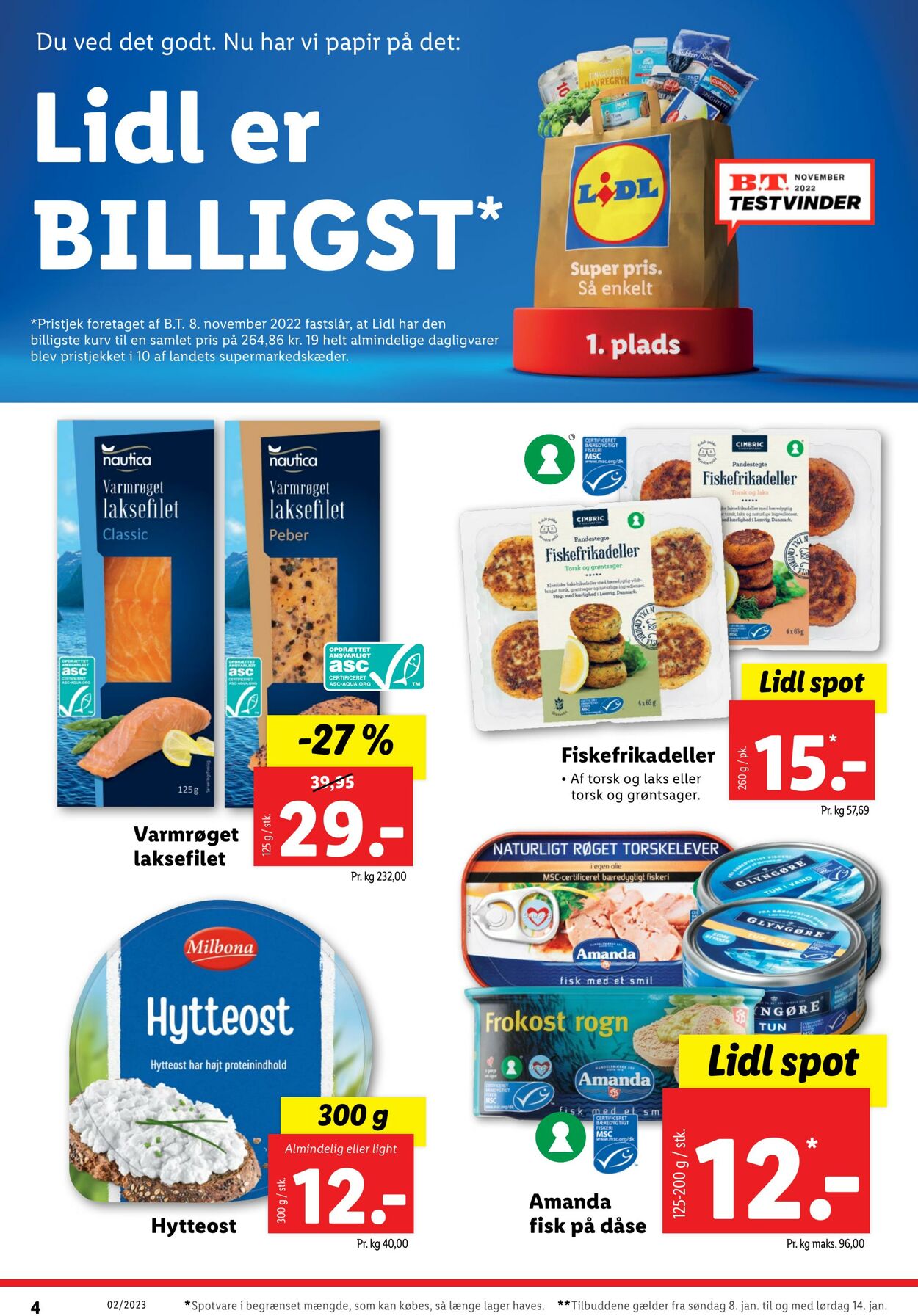 Tilbud Lidl 07.01.2023 - 14.01.2023