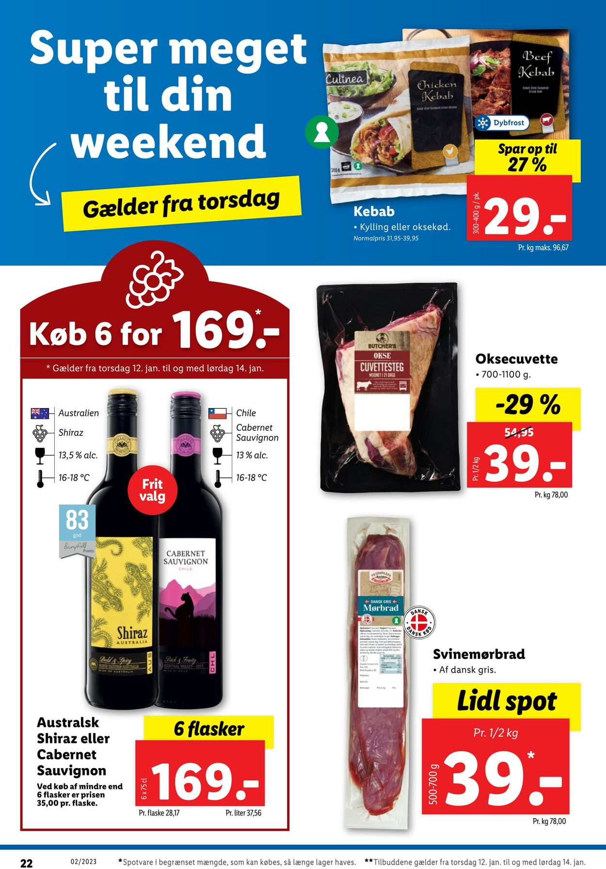 Tilbud Lidl 07.01.2023 - 14.01.2023