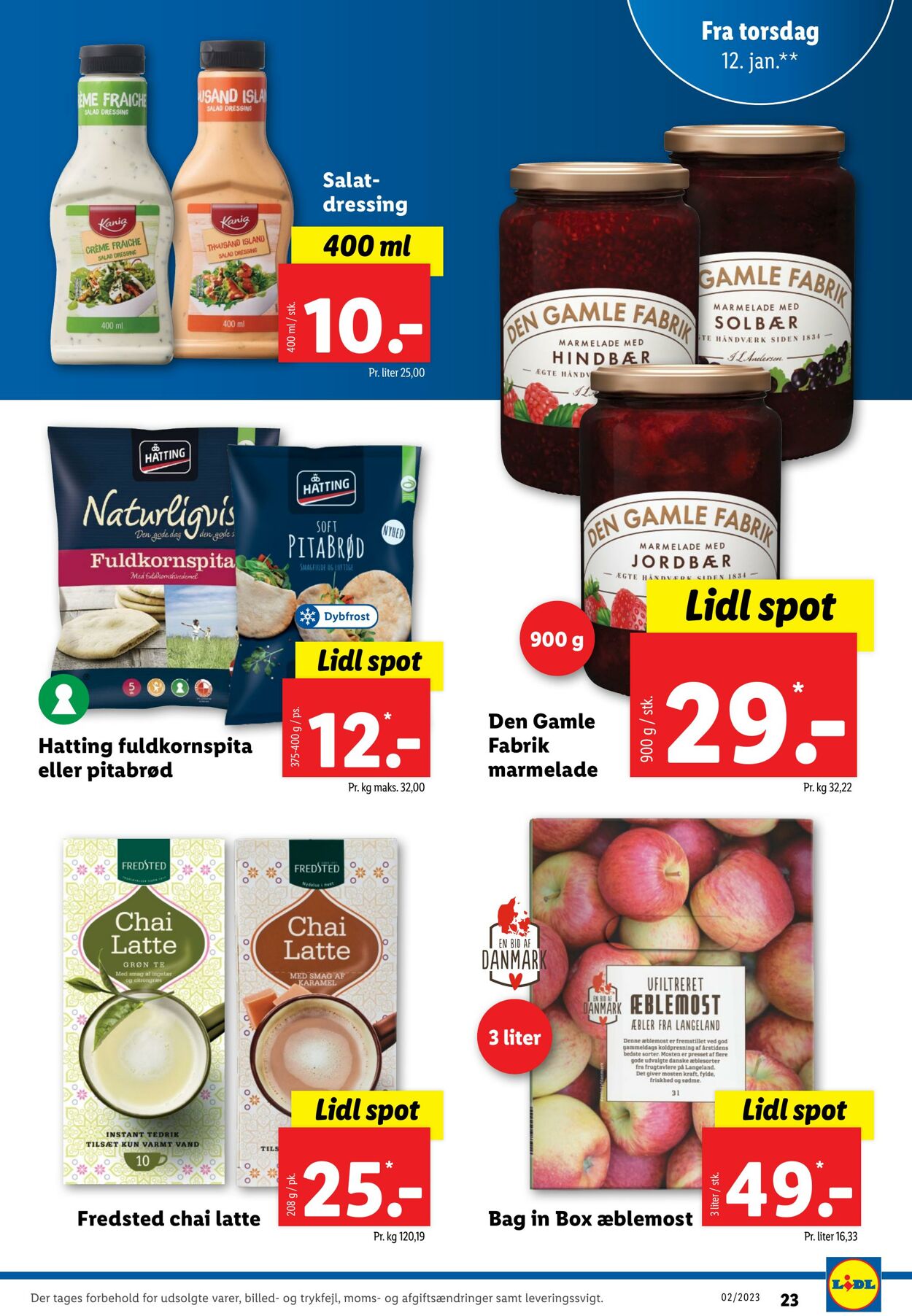 Tilbud Lidl 07.01.2023 - 14.01.2023