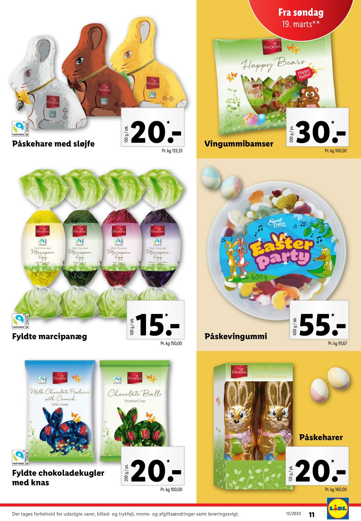 Tilbud Lidl 19.03.2023 - 25.03.2023