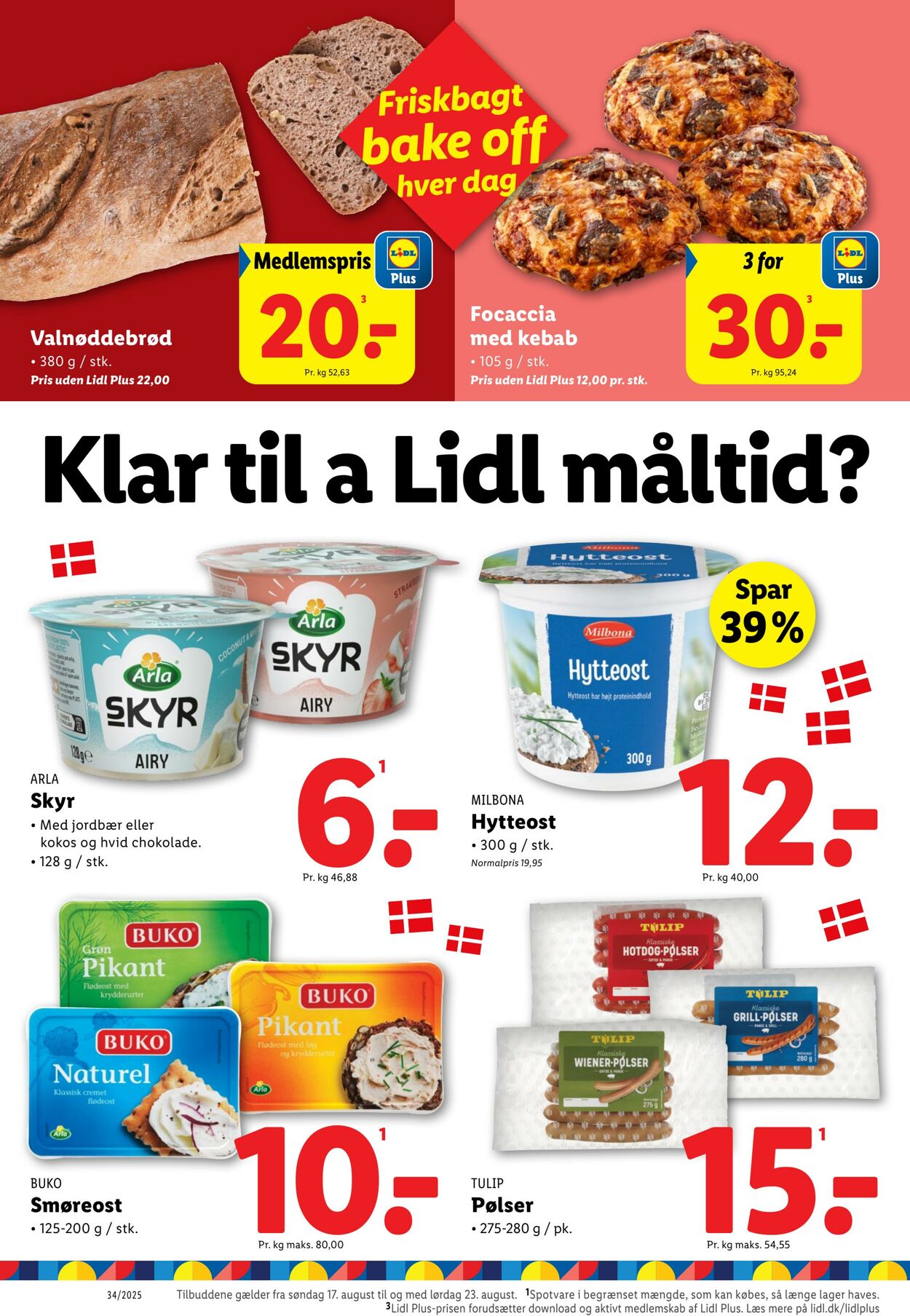 Tilbud Lidl 16.08.2025 - 23.08.2025