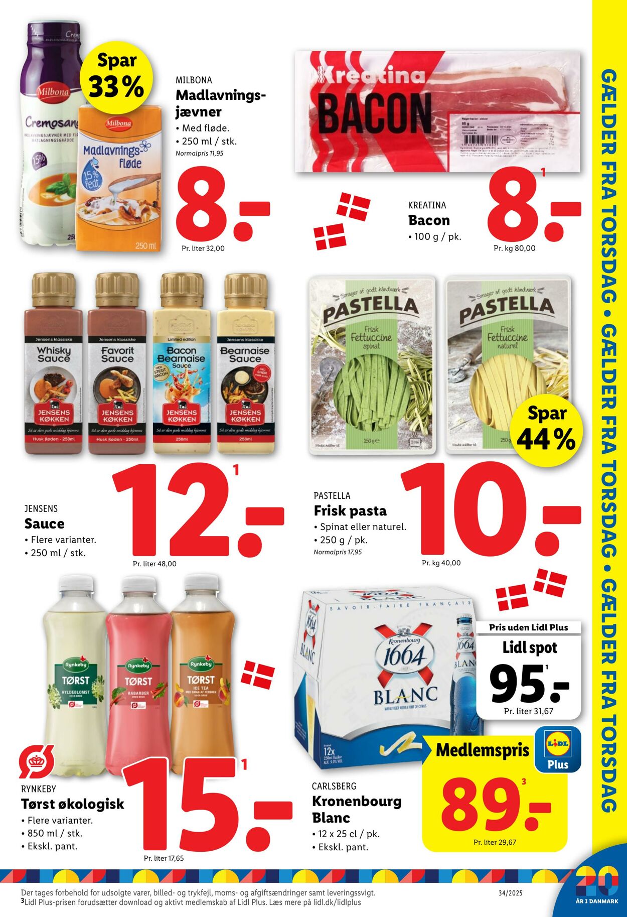 Tilbud Lidl 16.08.2025 - 23.08.2025
