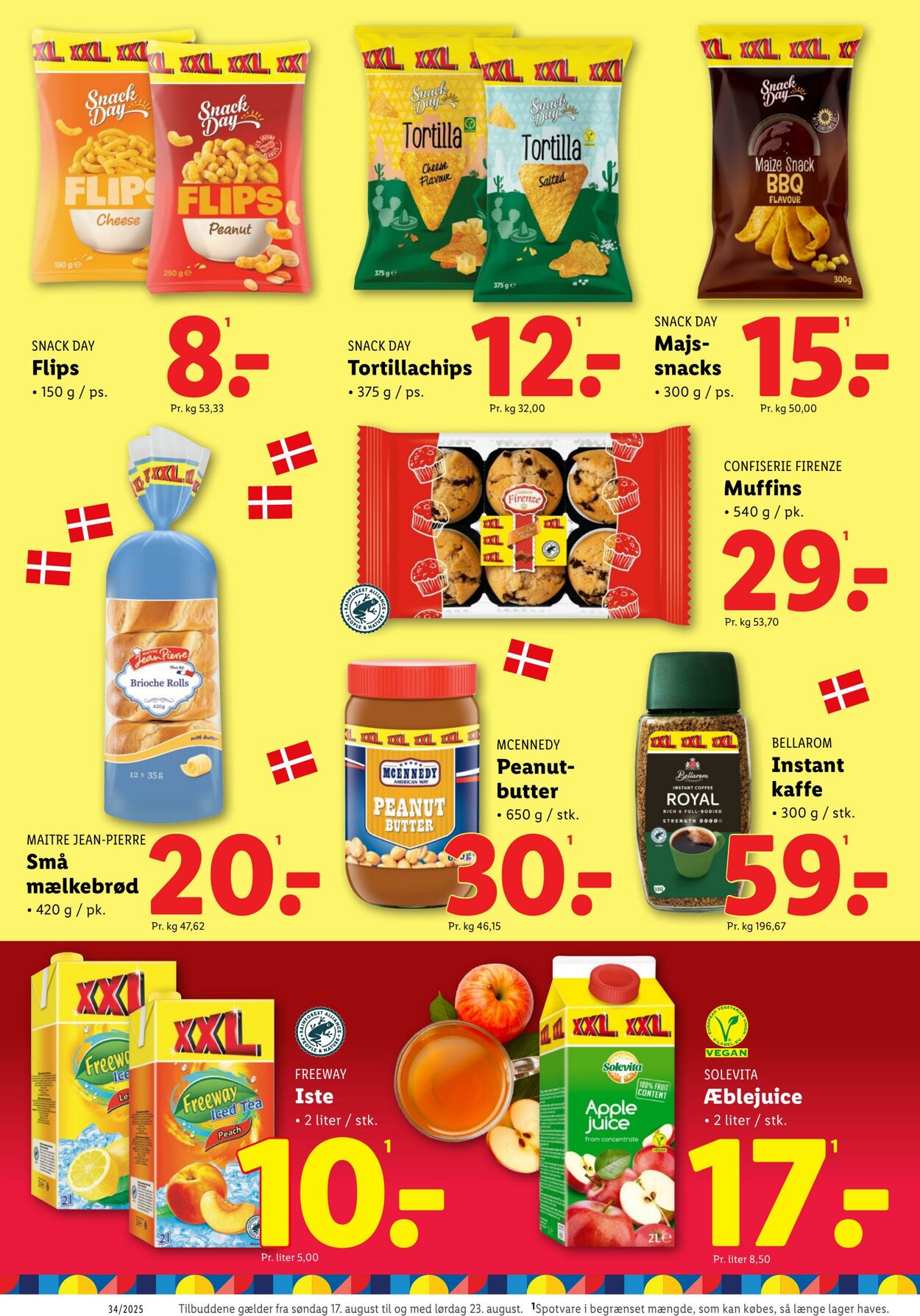 Tilbud Lidl 16.08.2025 - 23.08.2025