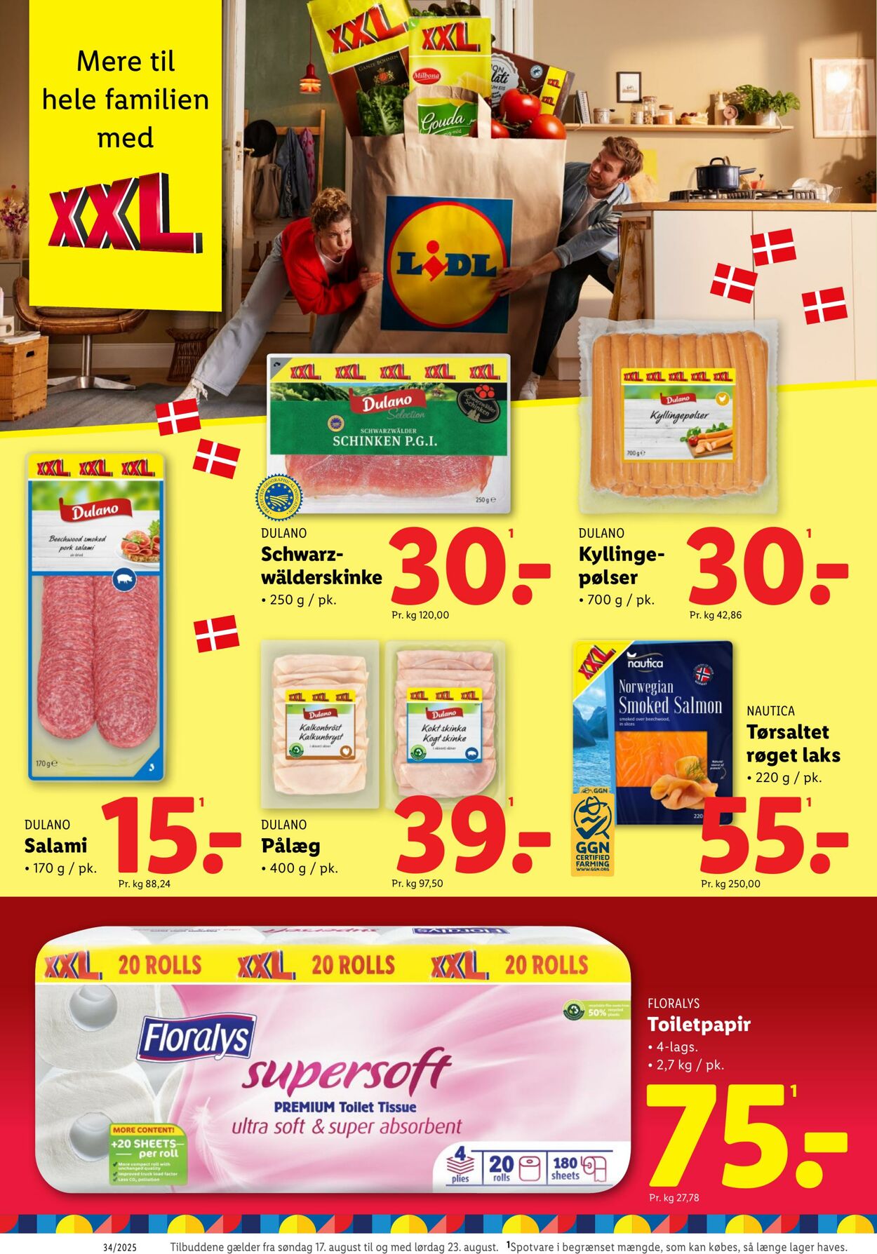 Tilbud Lidl 16.08.2025 - 23.08.2025