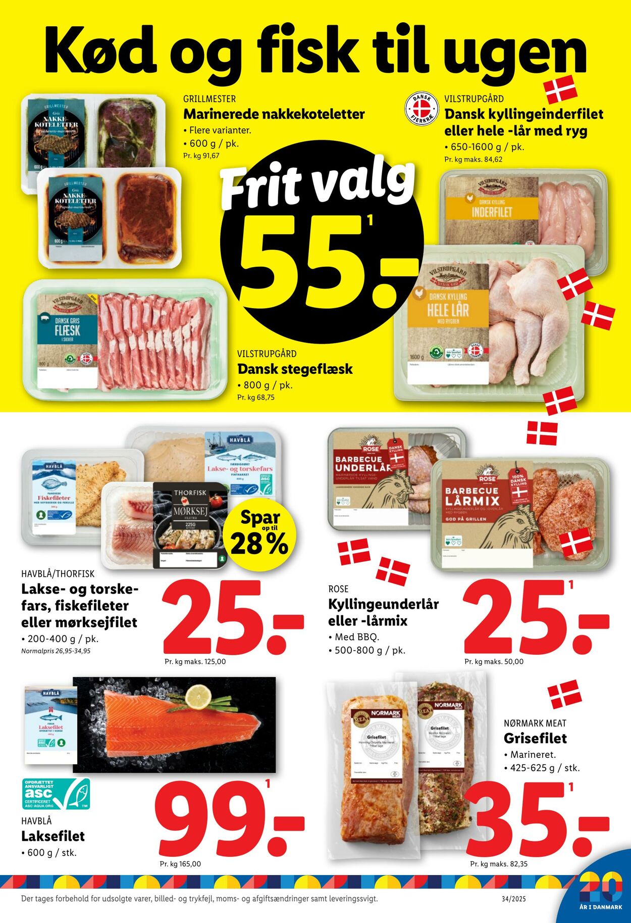 Tilbud Lidl 16.08.2025 - 23.08.2025
