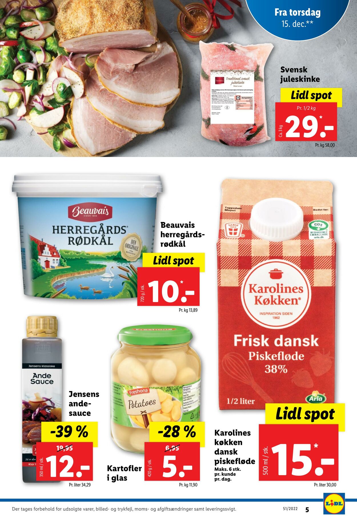 Tilbud Lidl 16.12.2022 - 26.12.2022