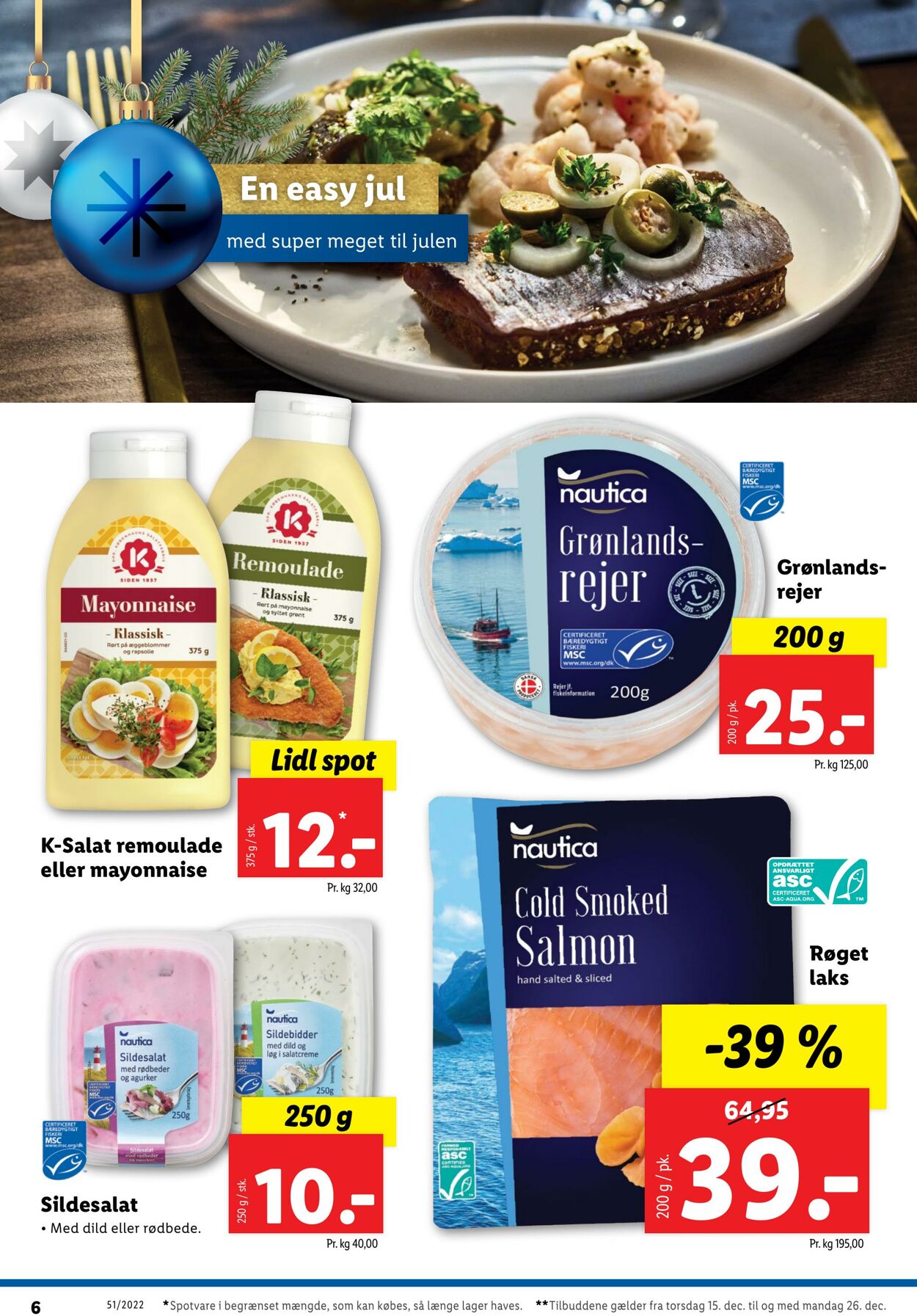 Tilbud Lidl 16.12.2022 - 26.12.2022