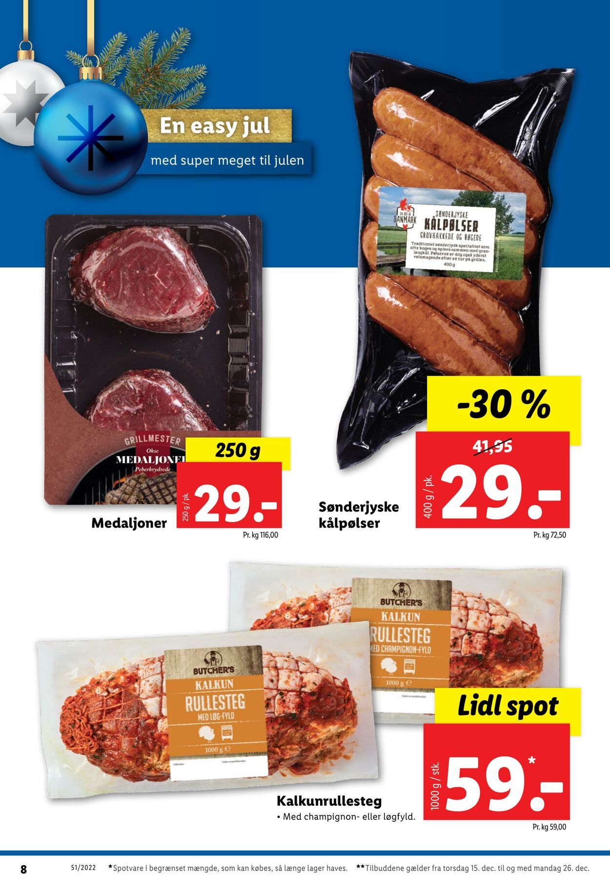 Tilbud Lidl 16.12.2022 - 26.12.2022