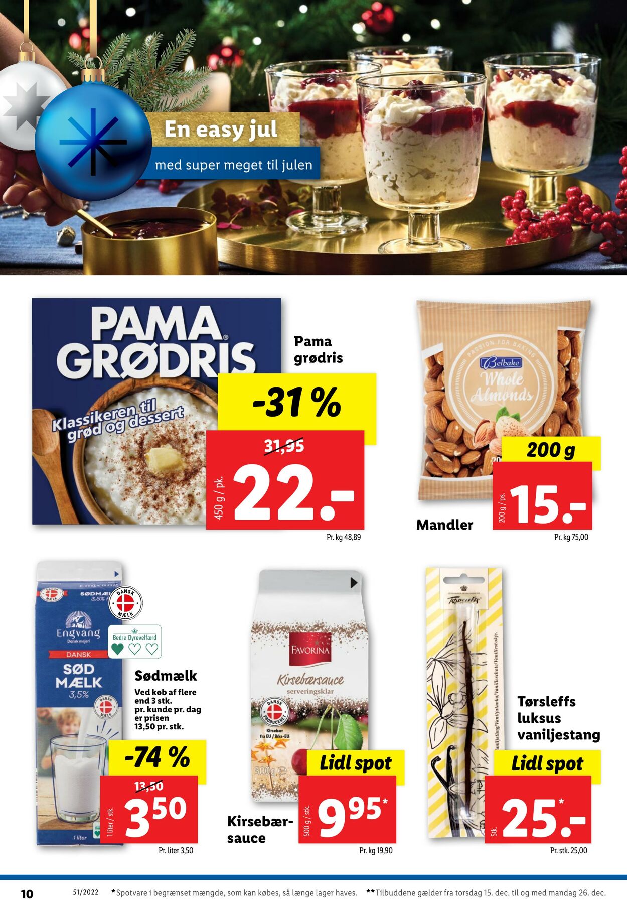 Tilbud Lidl 16.12.2022 - 26.12.2022