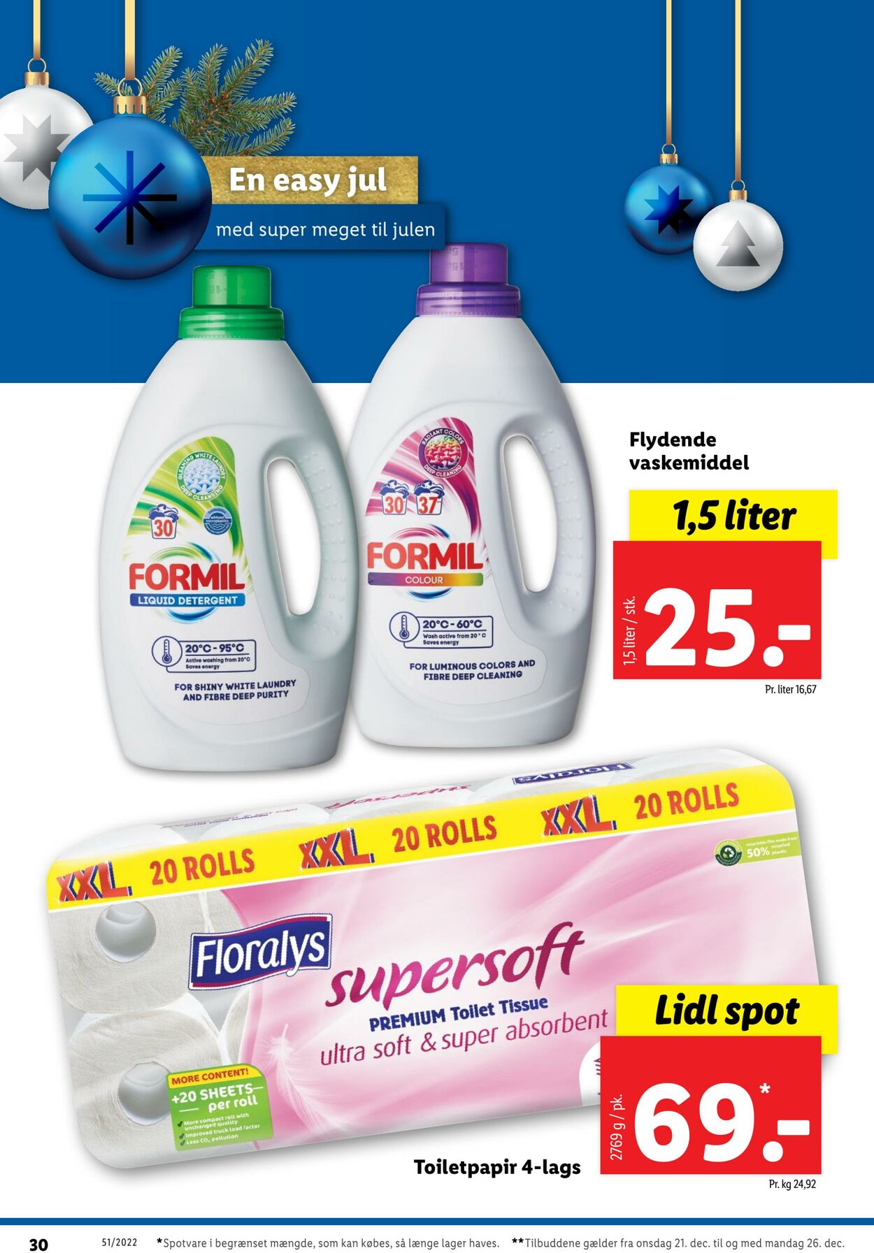 Tilbud Lidl 16.12.2022 - 26.12.2022