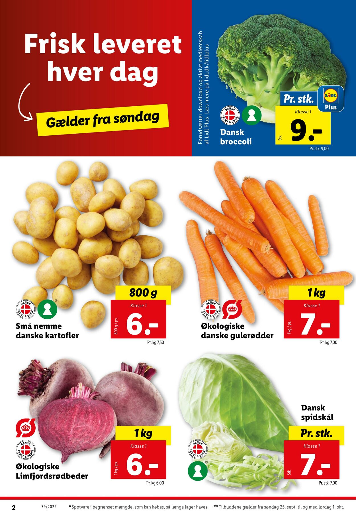 Tilbud Lidl 24.09.2022 - 01.10.2022