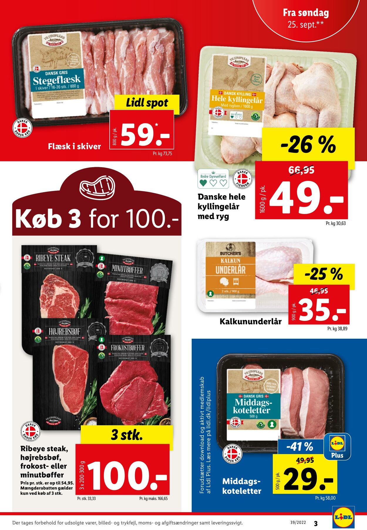 Tilbud Lidl 24.09.2022 - 01.10.2022