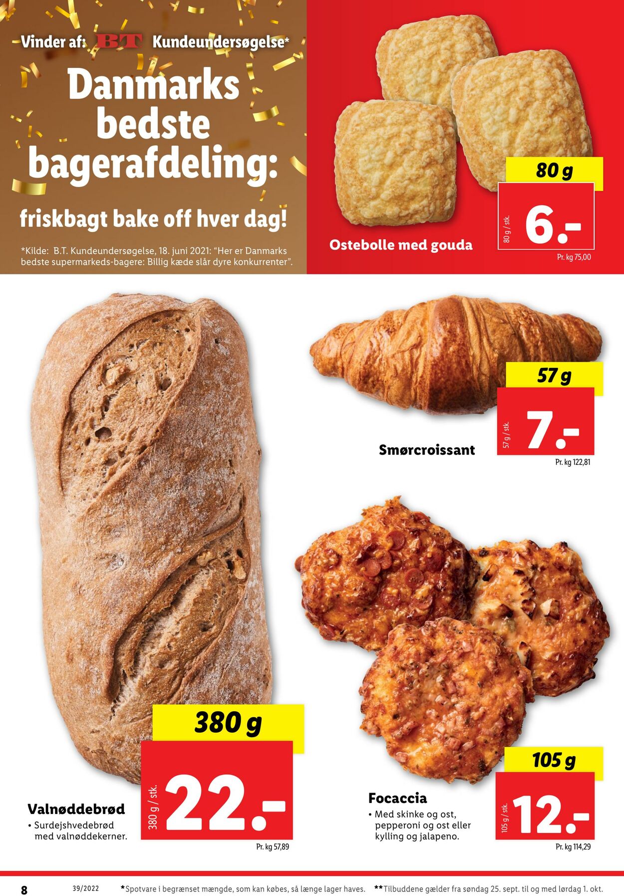 Tilbud Lidl 24.09.2022 - 01.10.2022