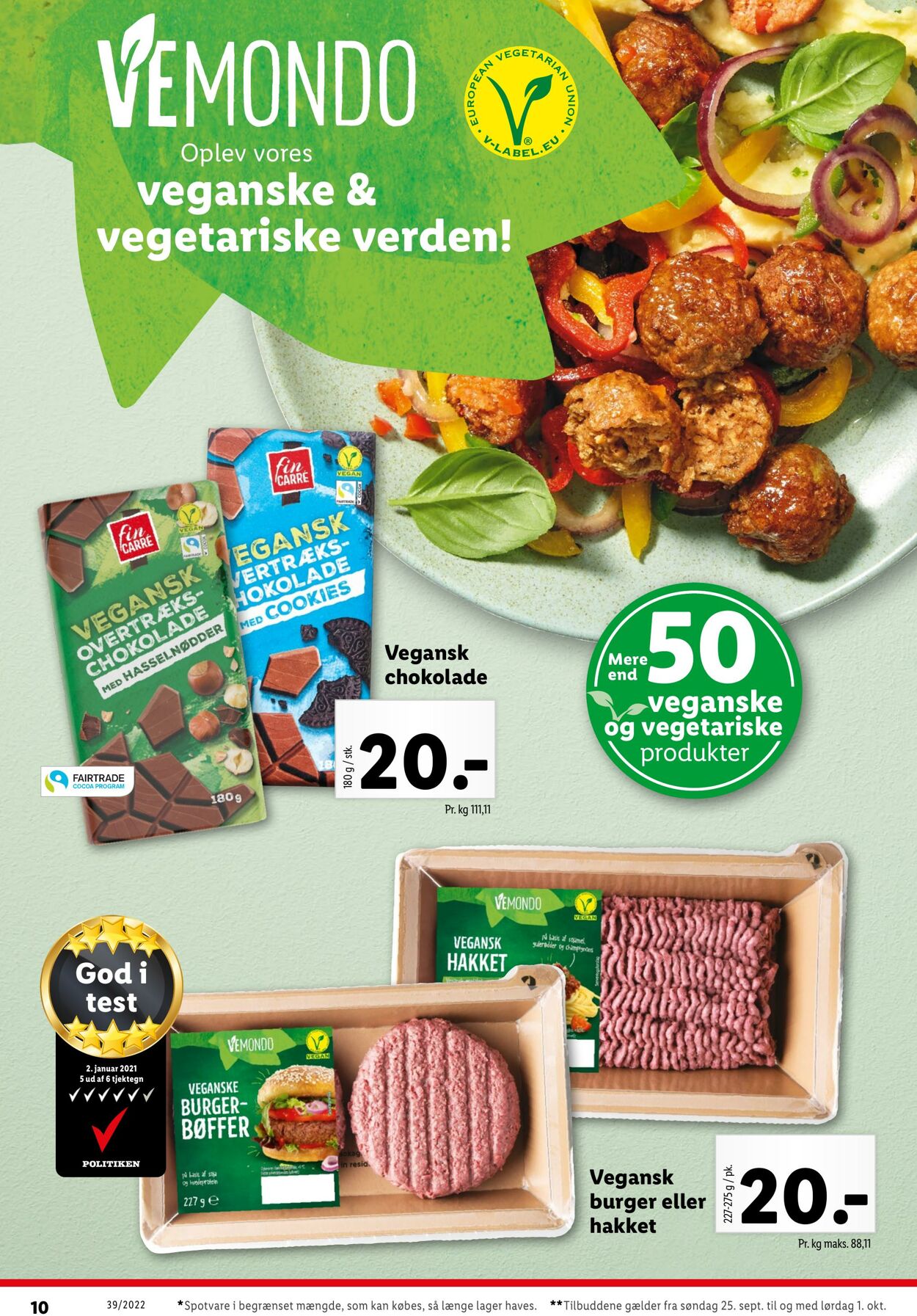 Tilbud Lidl 24.09.2022 - 01.10.2022