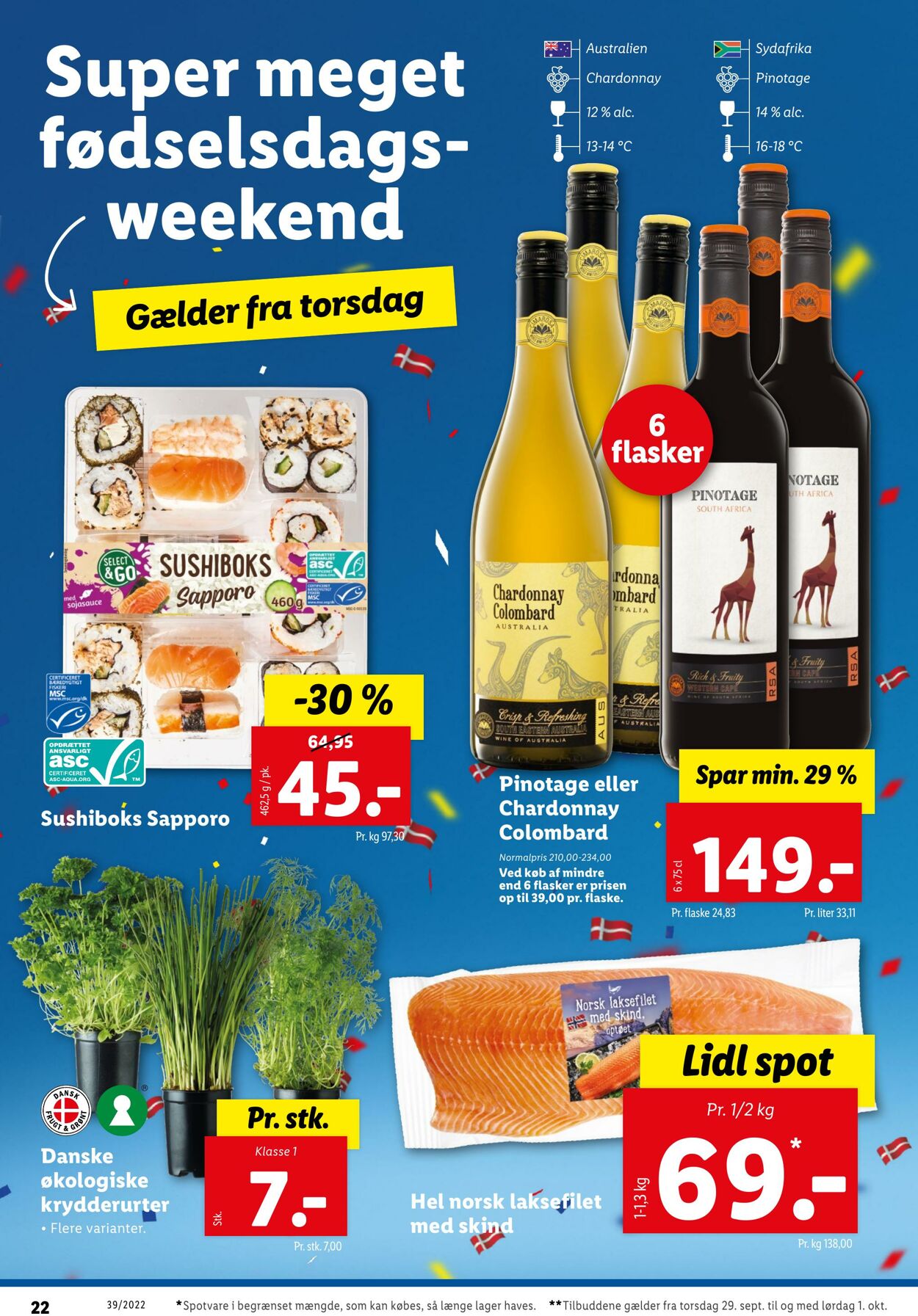 Tilbud Lidl 24.09.2022 - 01.10.2022