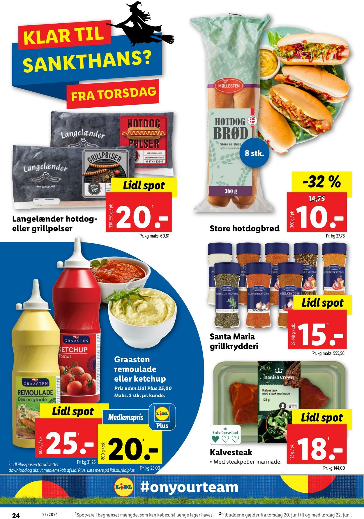 Tilbud Lidl 15.06.2024 - 16.06.2024