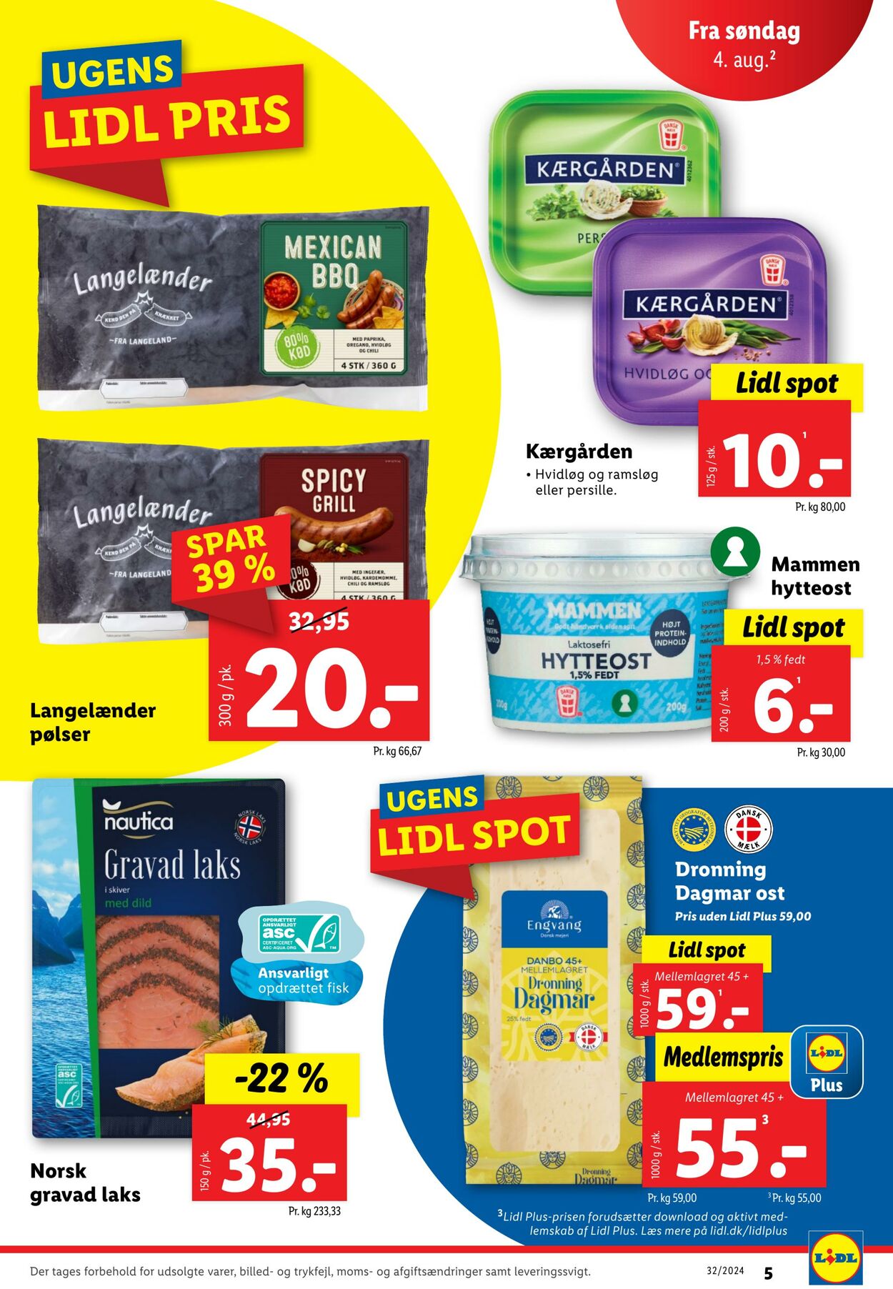 Tilbud Lidl 03.08.2024 - 10.08.2024