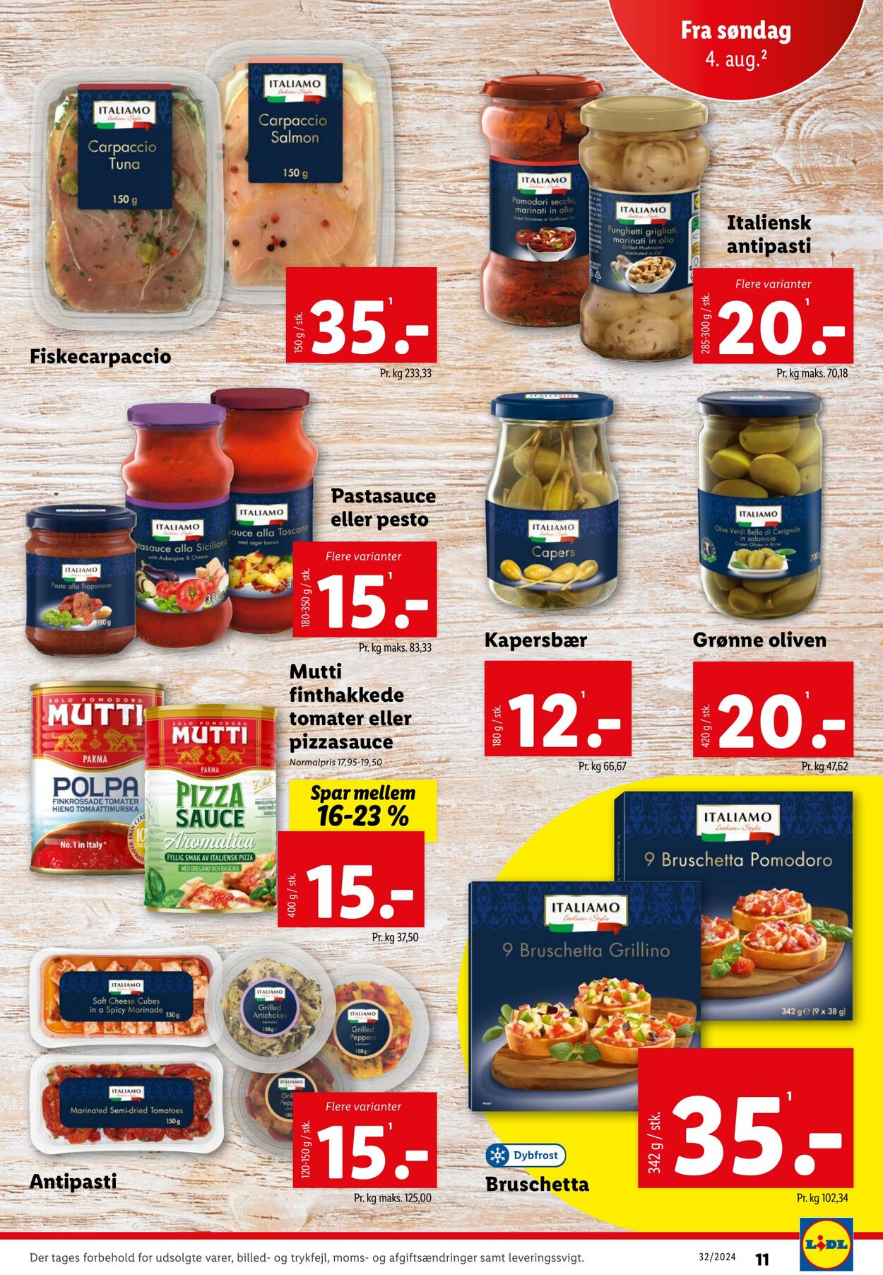 Tilbud Lidl 03.08.2024 - 10.08.2024