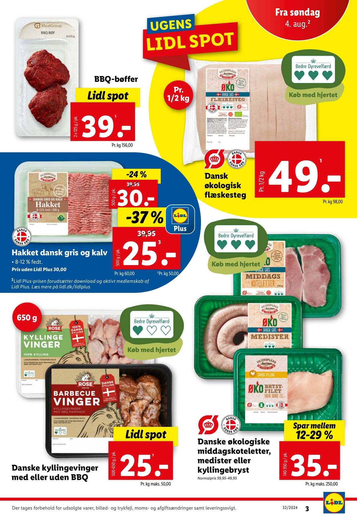 Tilbud Lidl 03.08.2024 - 10.08.2024