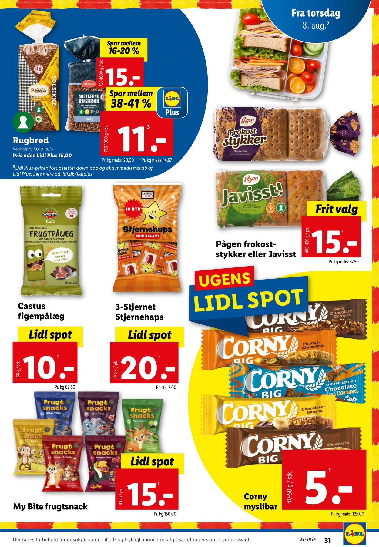 Tilbud Lidl 03.08.2024 - 10.08.2024