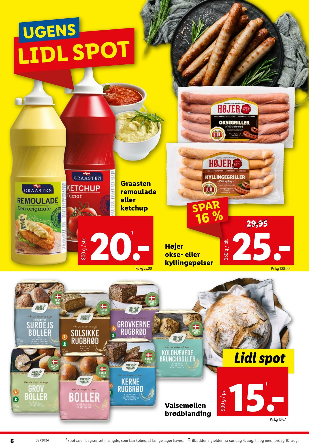 Tilbud Lidl 03.08.2024 - 10.08.2024