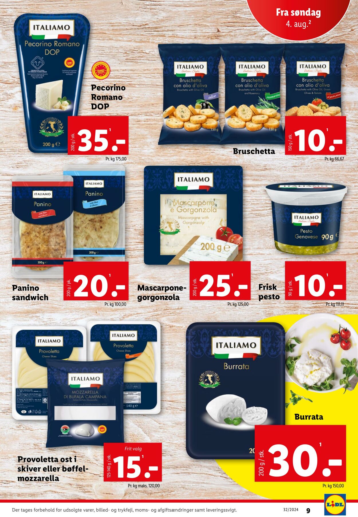 Tilbud Lidl 03.08.2024 - 10.08.2024