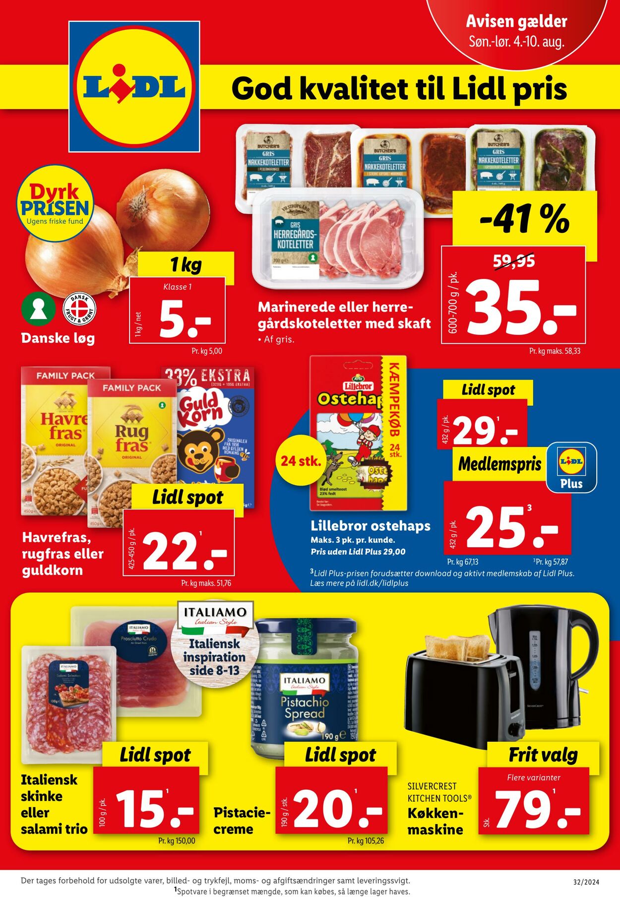 Tilbud Lidl 03.08.2024 - 10.08.2024