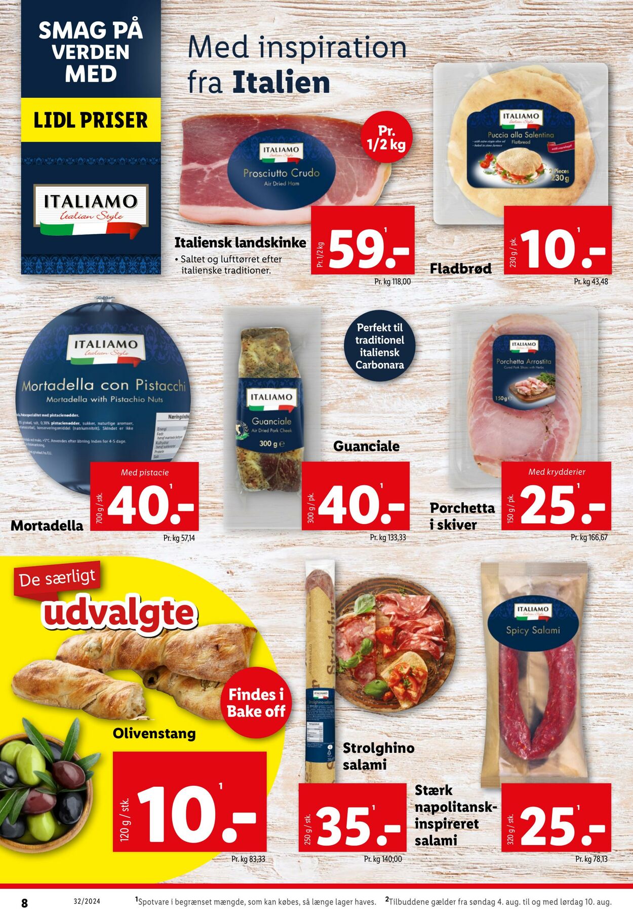 Tilbud Lidl 03.08.2024 - 10.08.2024