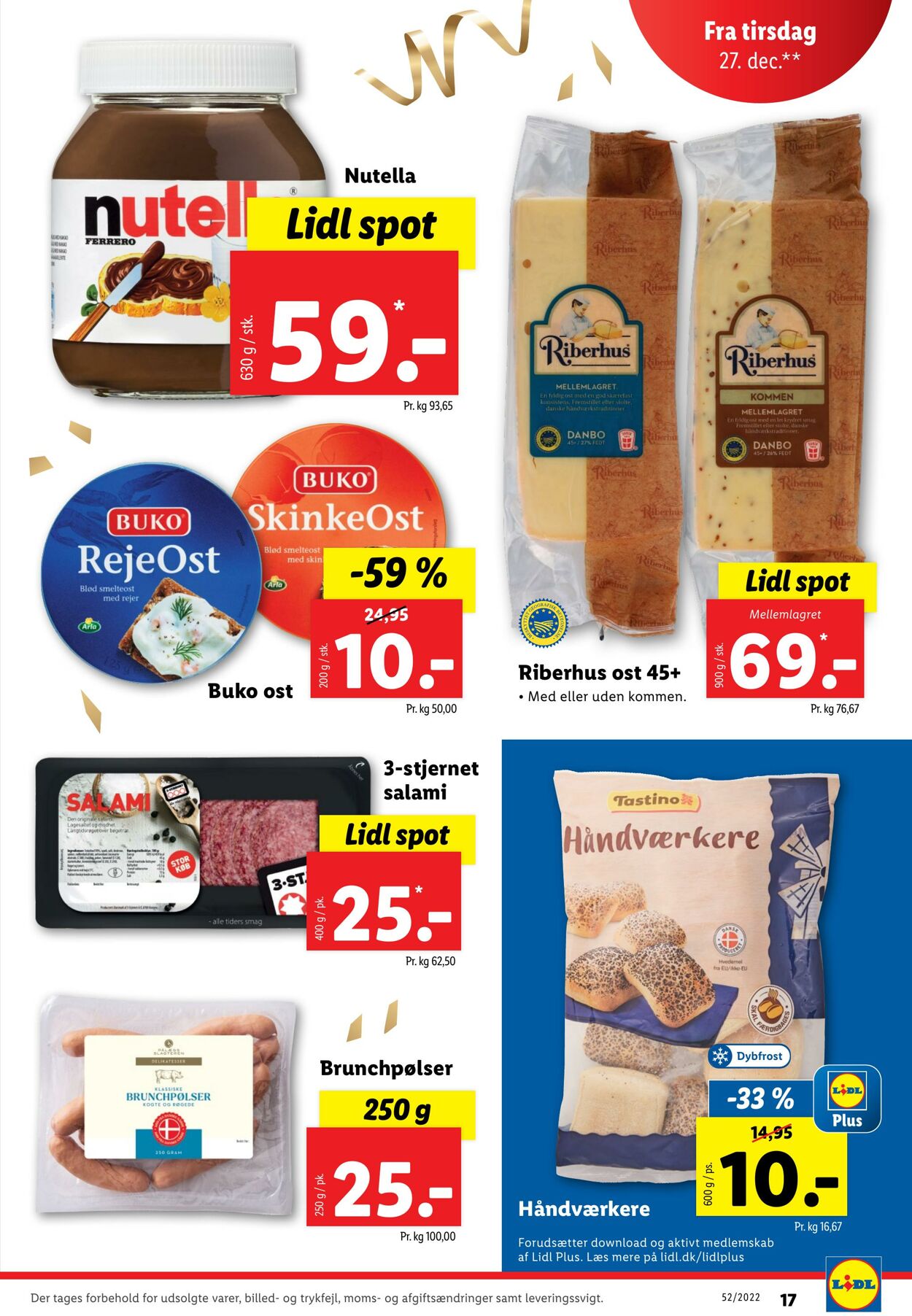 Tilbud Lidl 24.12.2022 - 01.01.2023