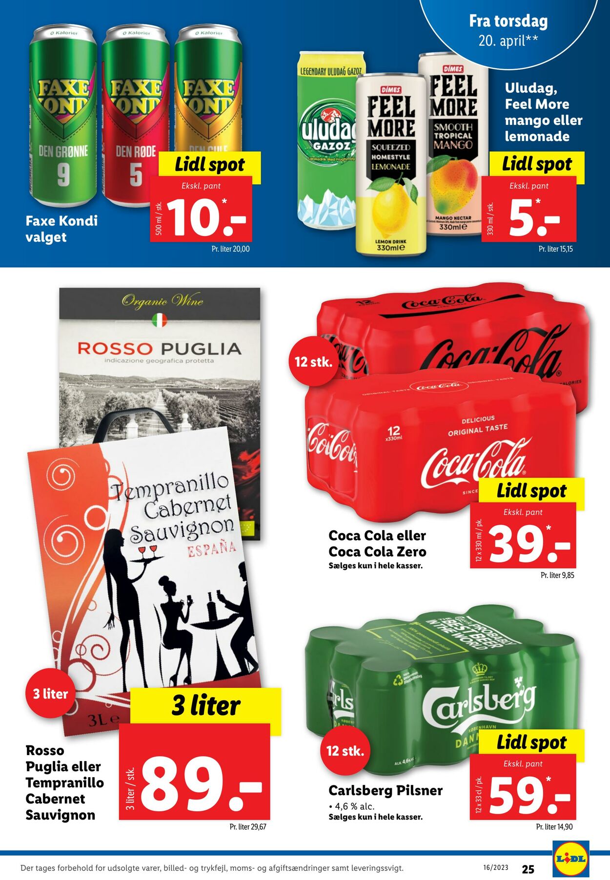 Tilbud Lidl 15.04.2023 - 22.04.2023