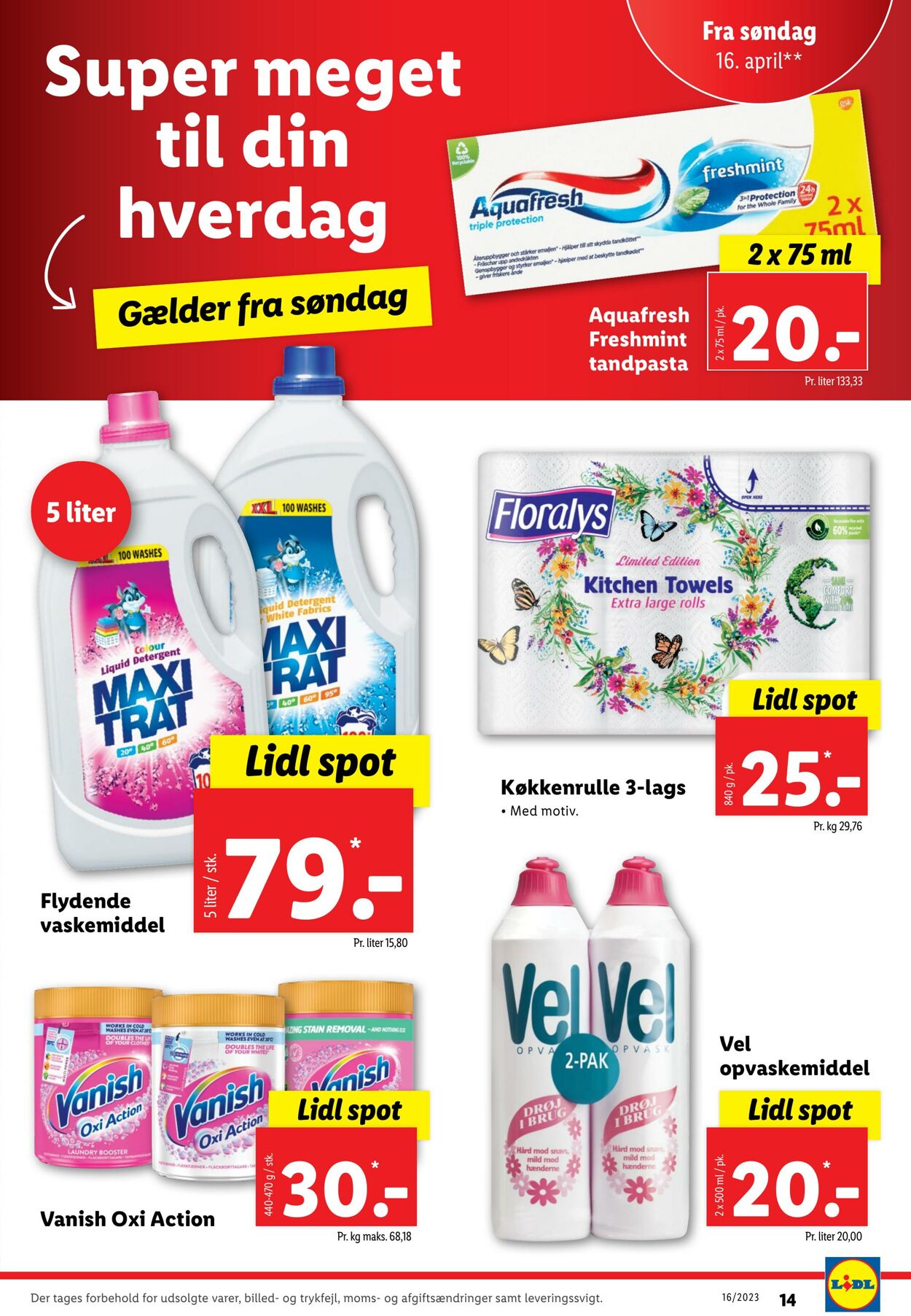 Tilbud Lidl 15.04.2023 - 22.04.2023