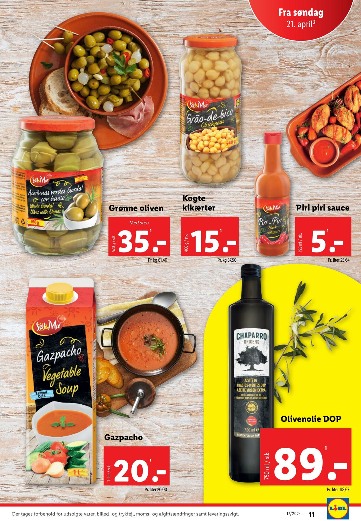 Tilbud Lidl 20.04.2024 - 27.04.2024