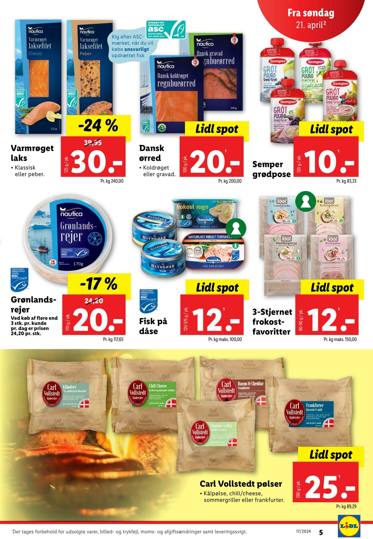 Tilbud Lidl 20.04.2024 - 27.04.2024