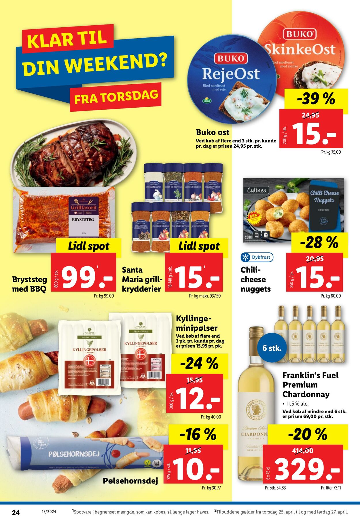 Tilbud Lidl 20.04.2024 - 27.04.2024