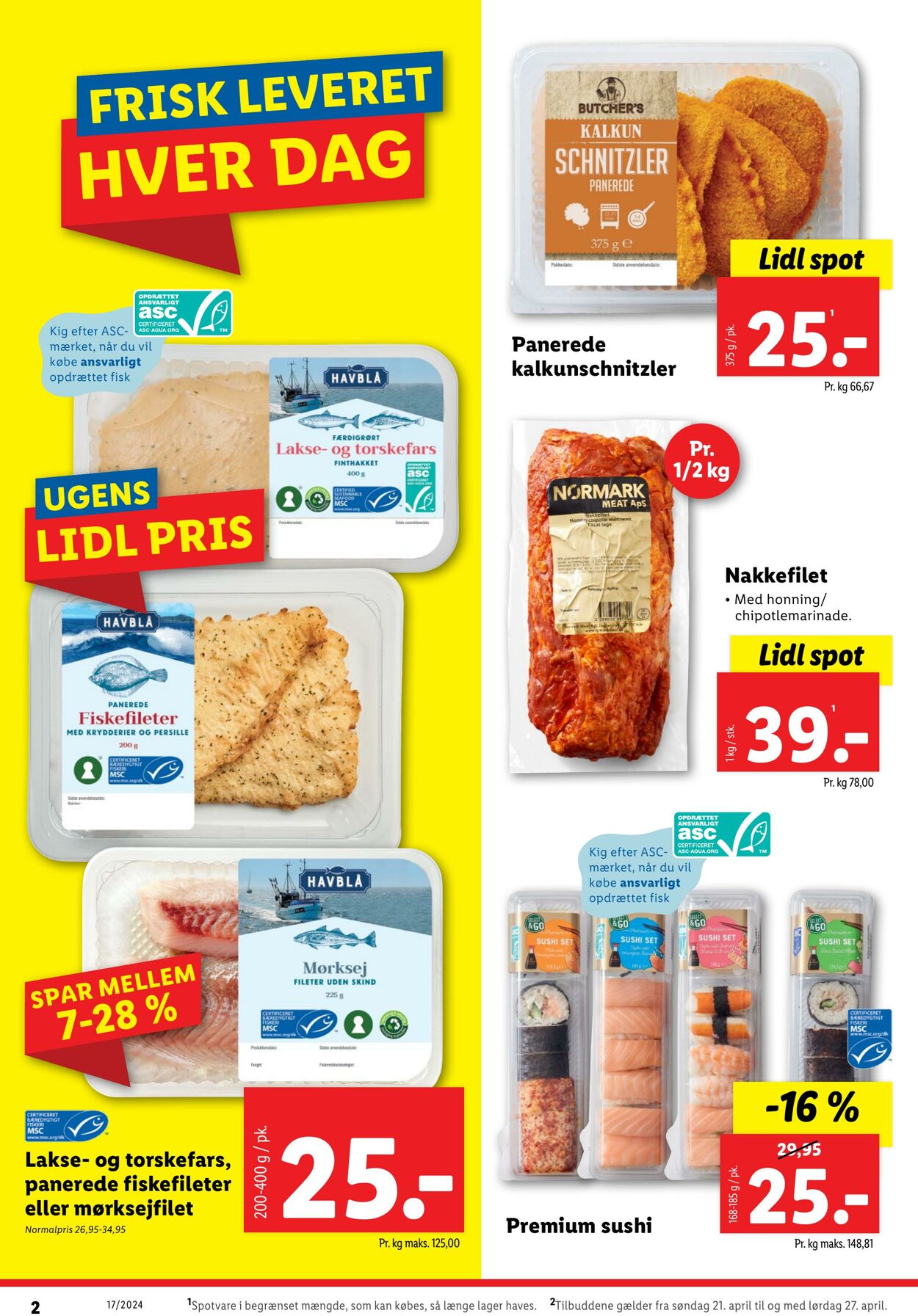 Tilbud Lidl 20.04.2024 - 27.04.2024