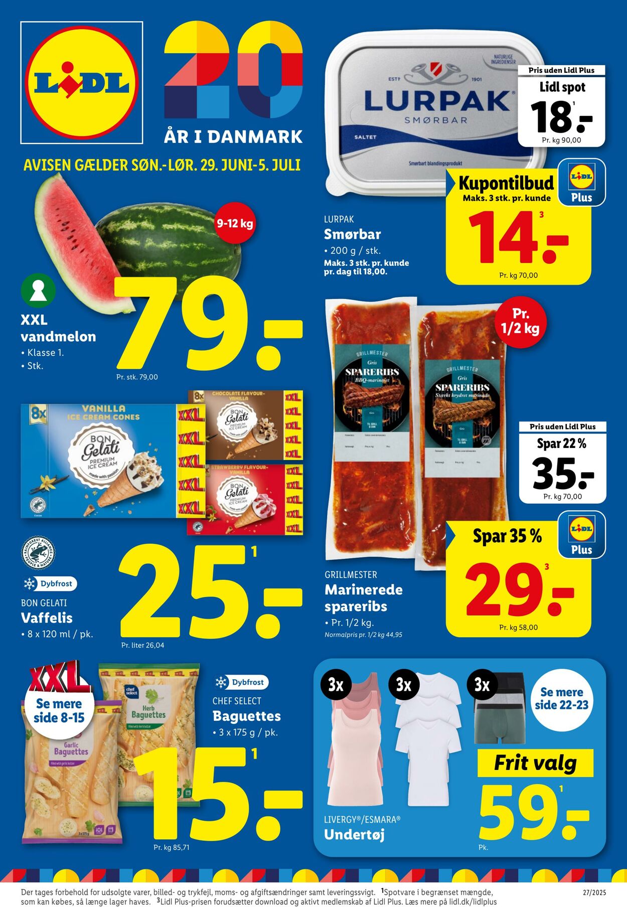 Tilbud Lidl 28.06.2025 - 05.07.2025