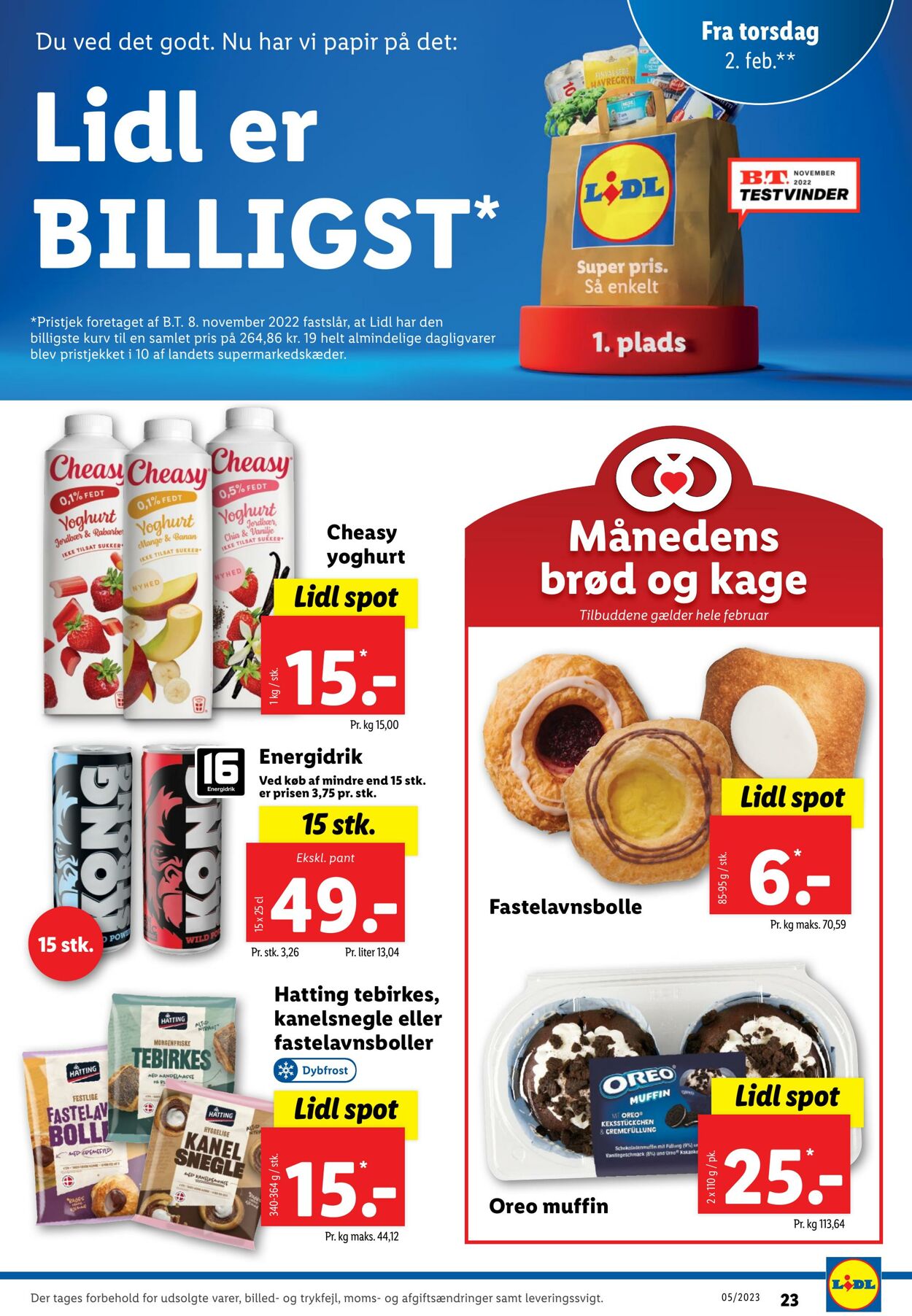 Tilbud Lidl 28.01.2023 - 04.02.2023